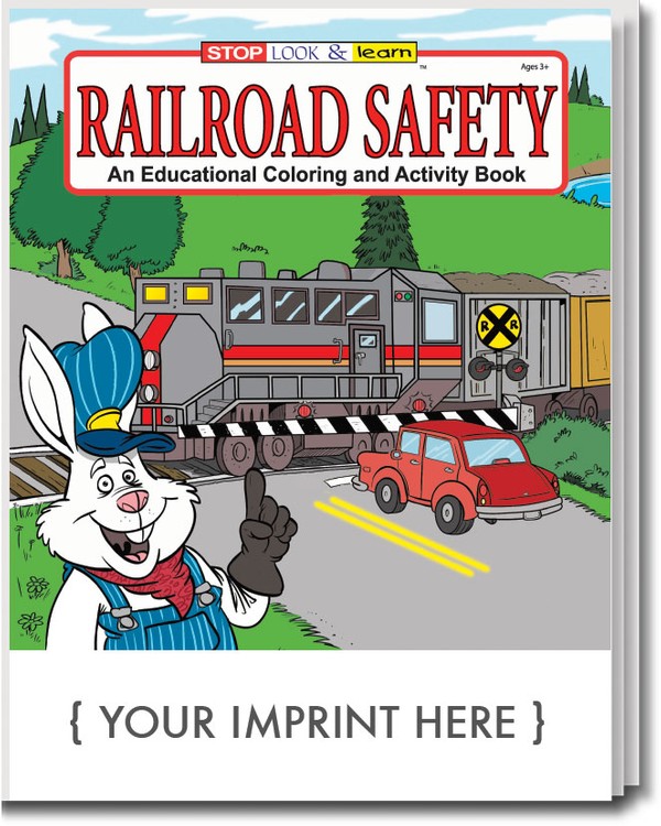 COLORING BOOK - Railroad Safety Coloring & Activity Book 3