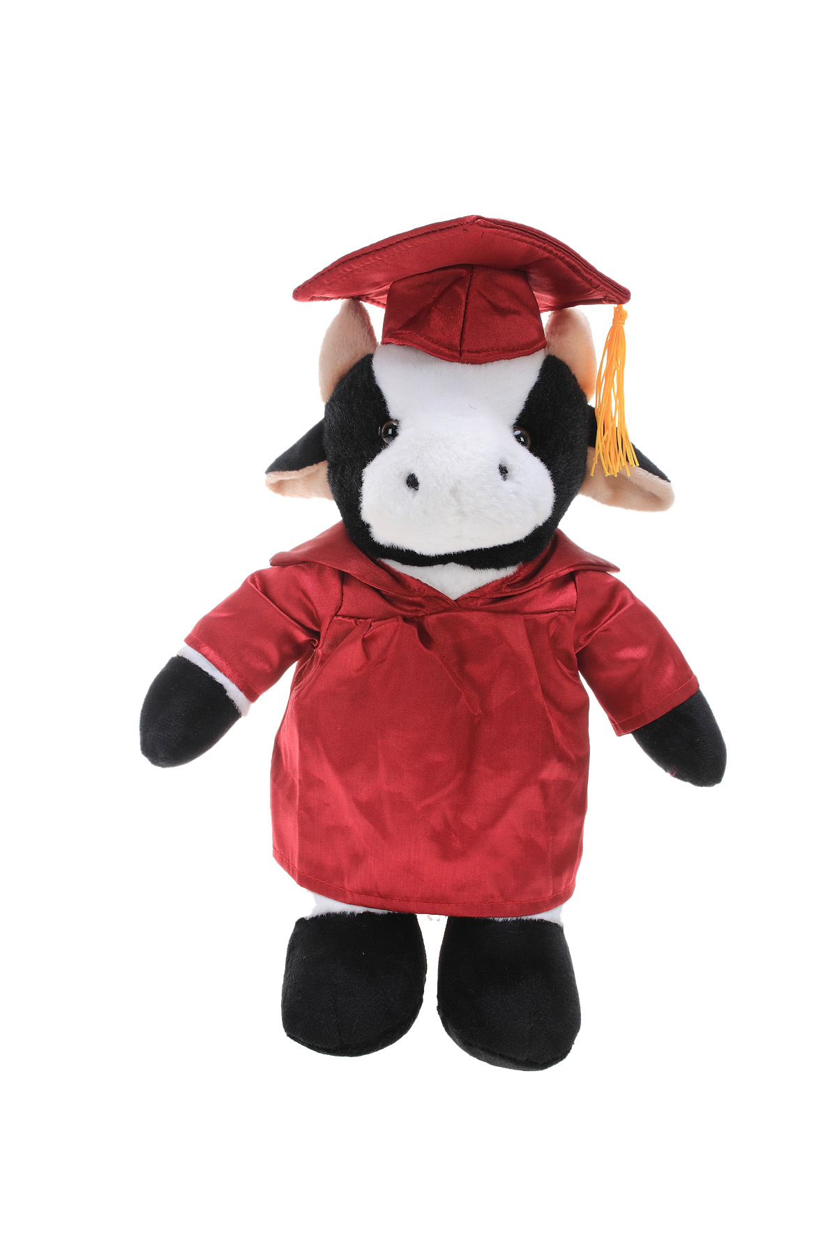 Soft Plush Cow in Graduation Cap & Gown Stuffed Animal 2