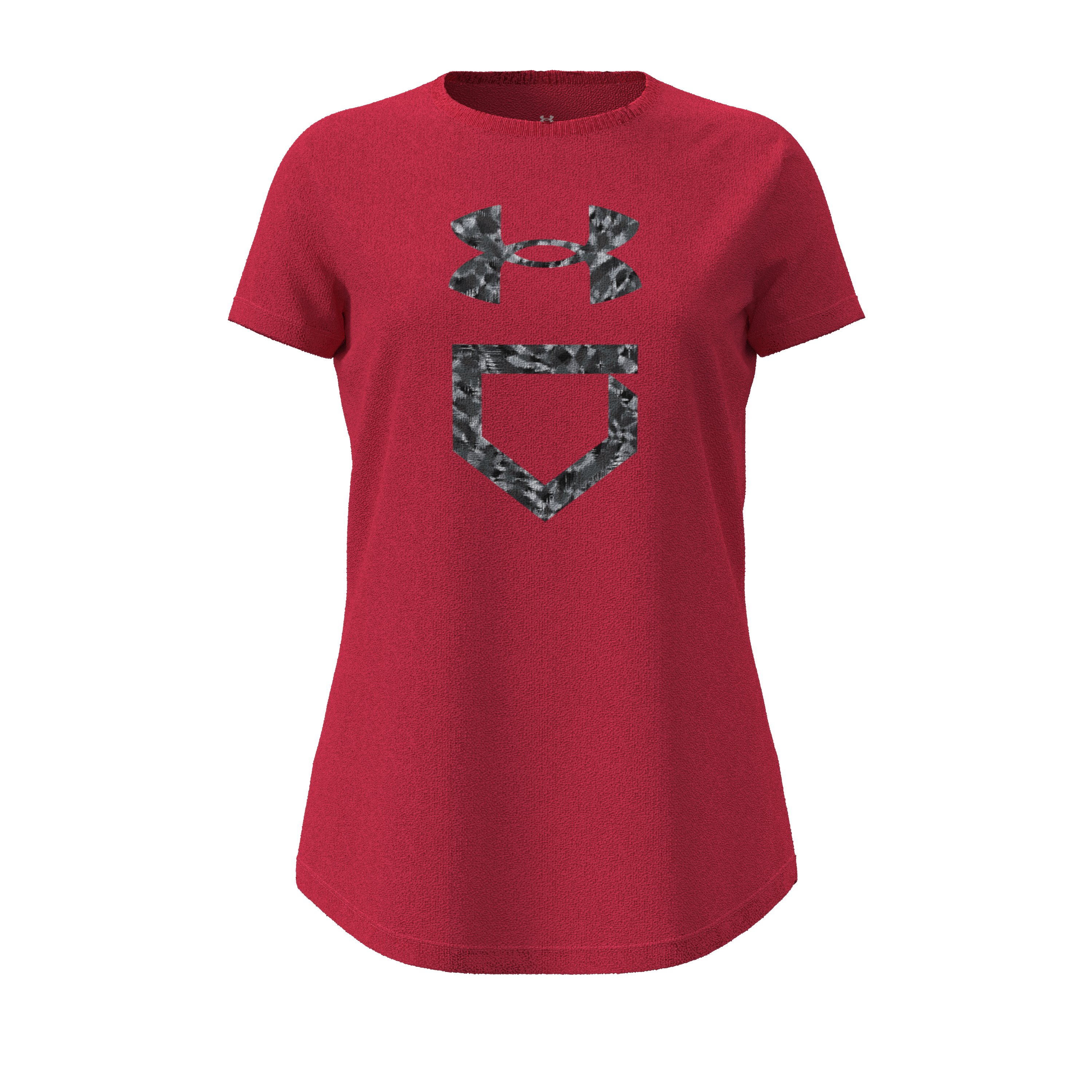 UA Plate Fill Girls' Short Sleeve 1