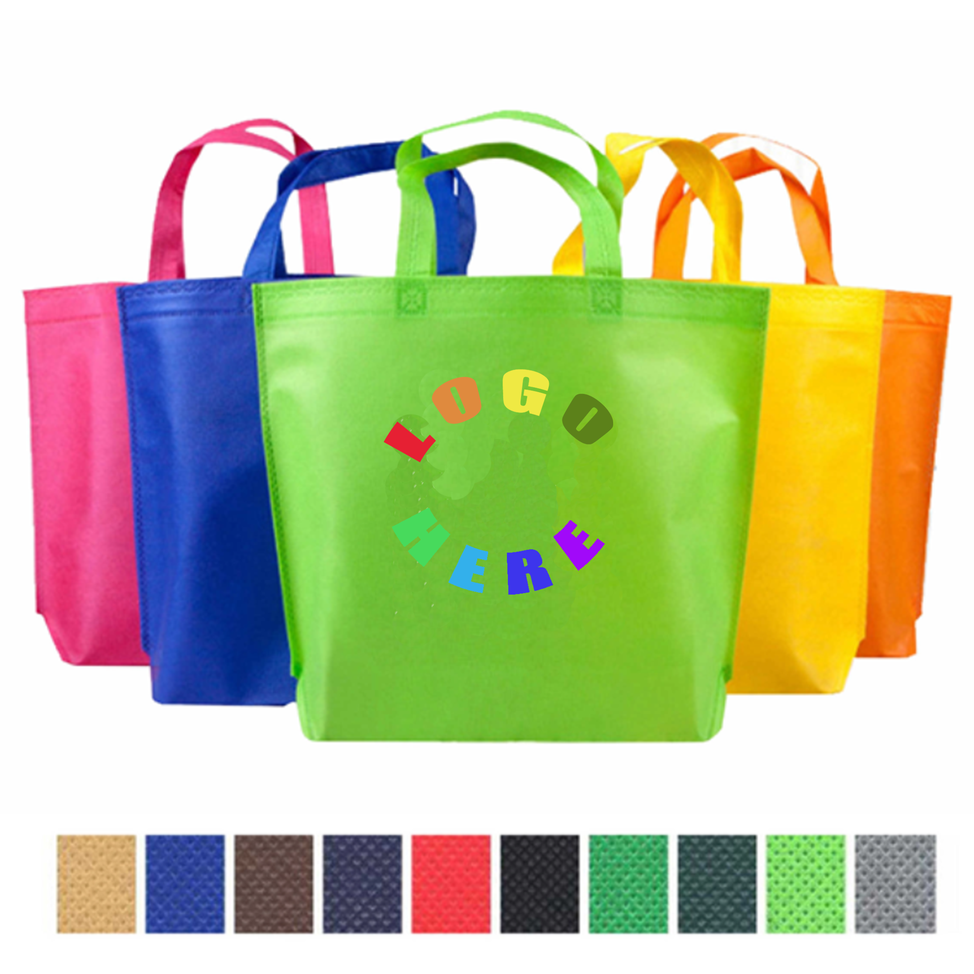 Non Woven Fabric Handles Tote Bag Favor Eco Friendly Reusable Gift Grow Party Bags Giveaways 1