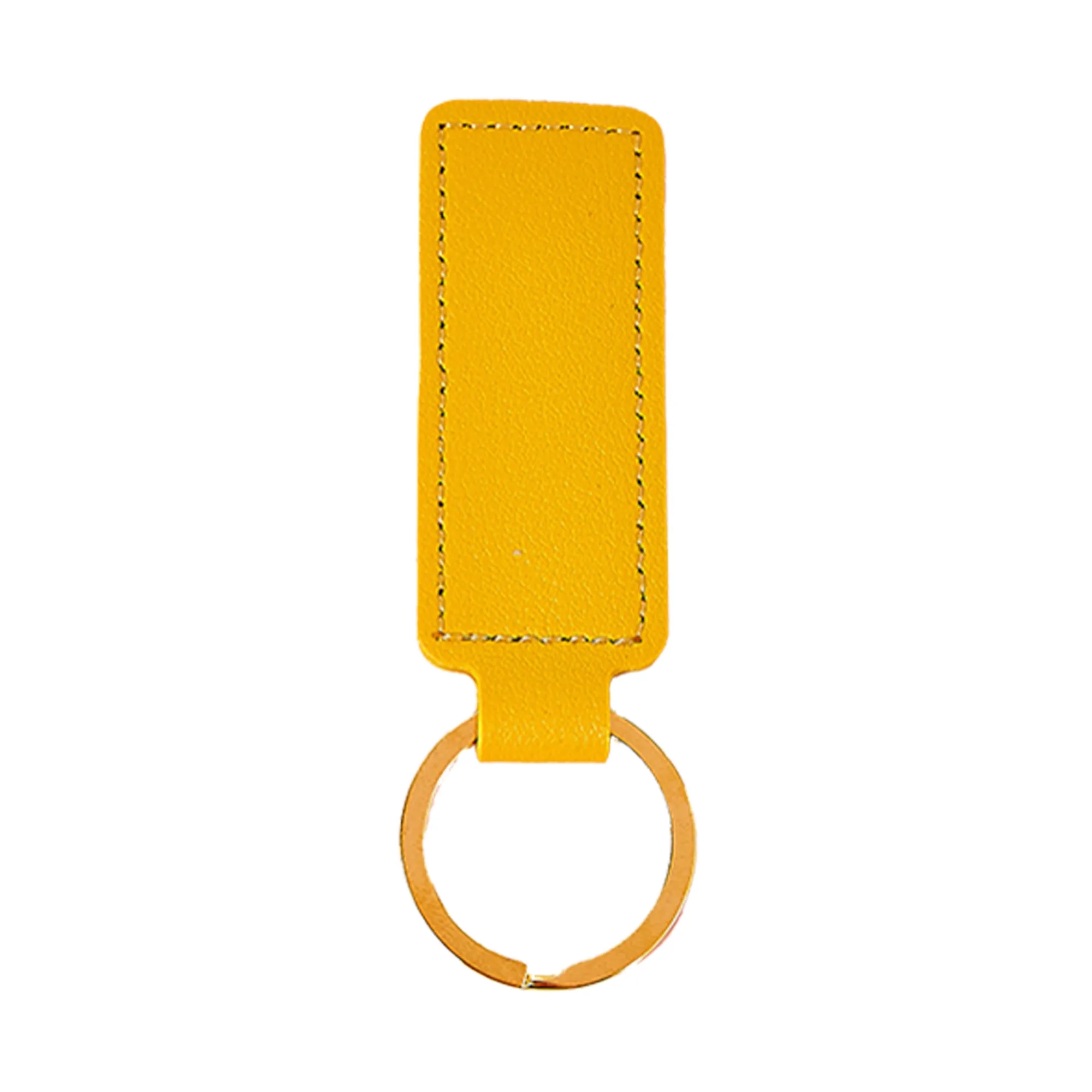 Vibrant Leather Keychain 11