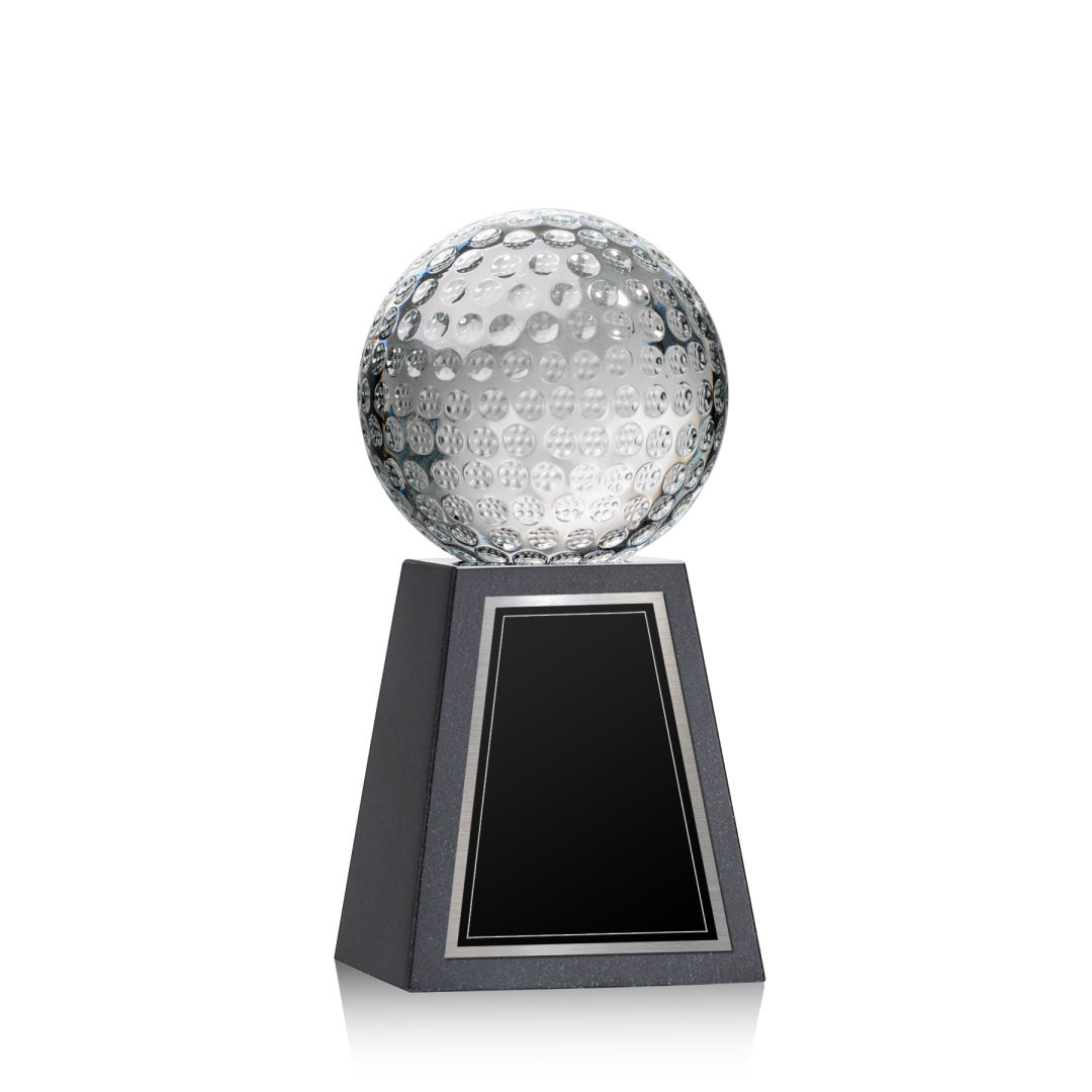 Golf Ball Award on Tall Marble Base 9