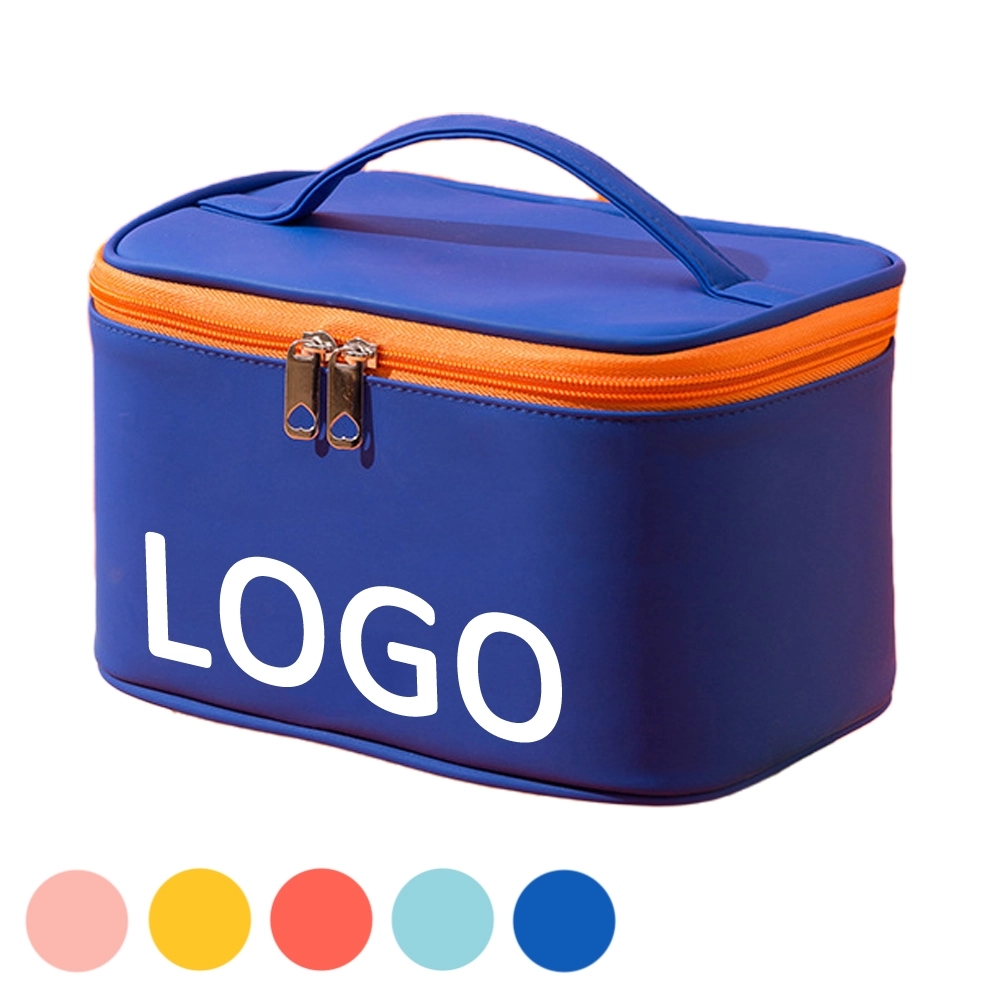 PU Travel Makeup Organizer Box & Cosmetic Toiletry Bag 7