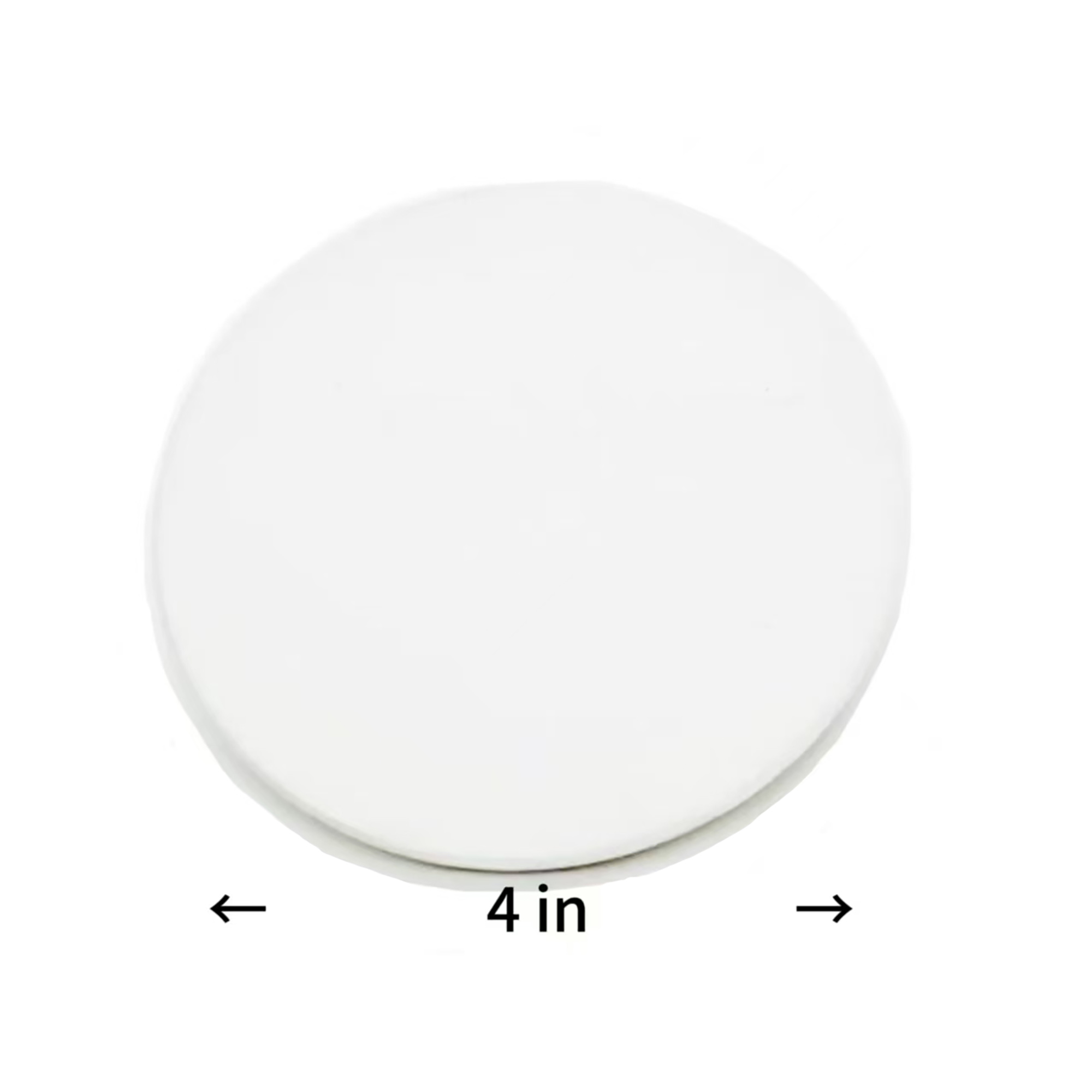 Round Ceramic Coaster with Cork Base 4