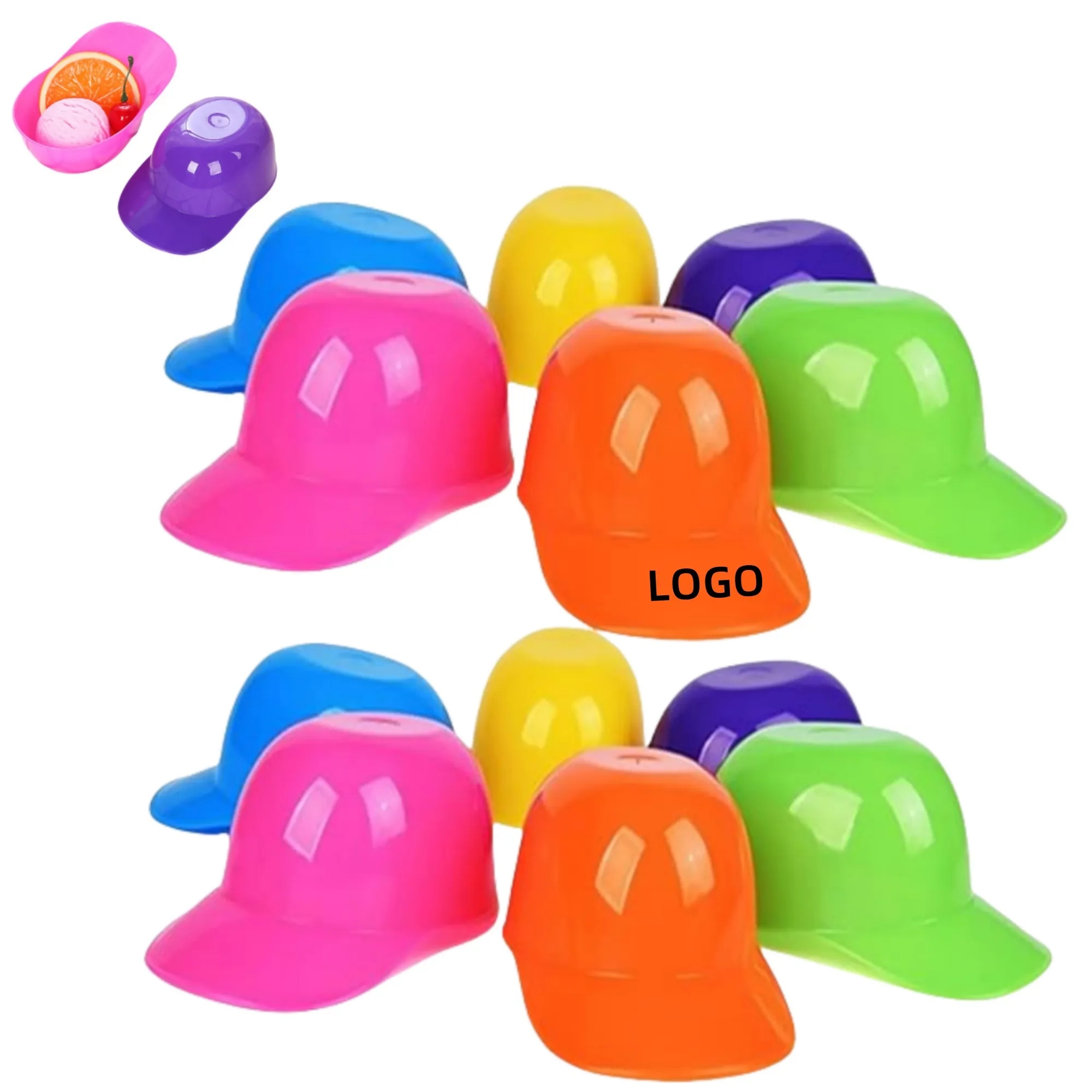 Mini Baseball Helmet Ice Cream Bowl 4