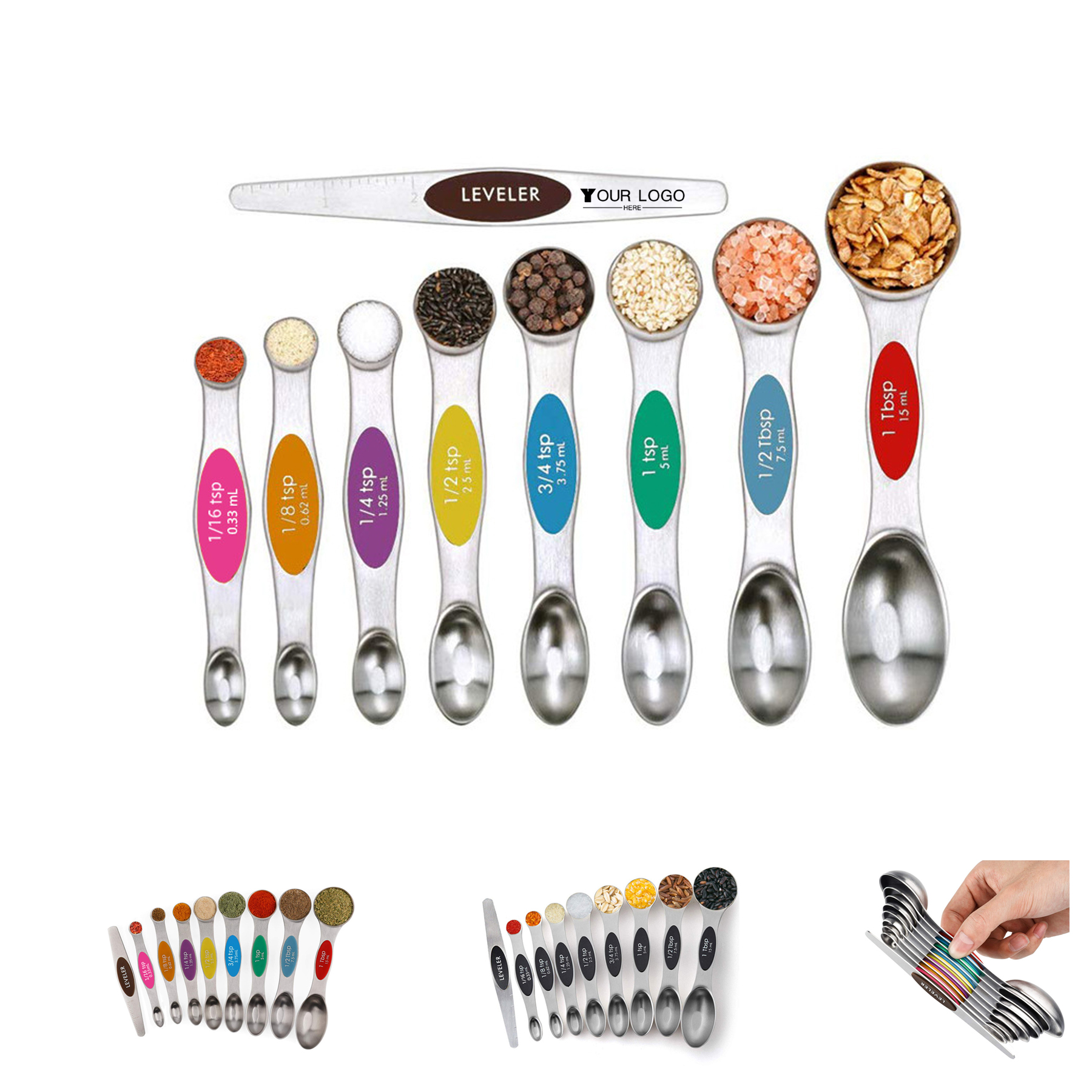 Magnetic Measuring Spoon Set 2