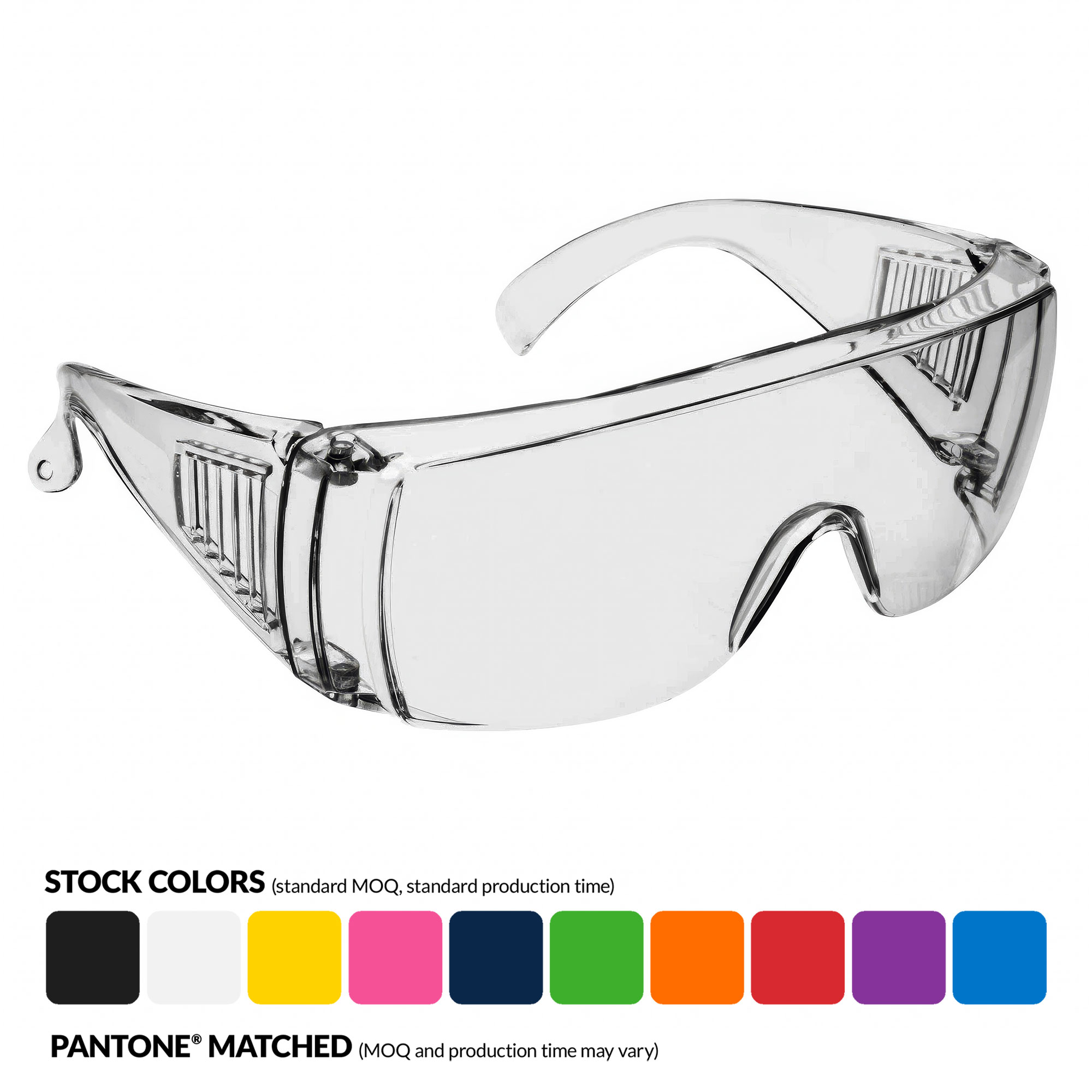 Clear Safety Glasses w/ Side Shields- BLANKS ONLY*Not intended for medical use 6