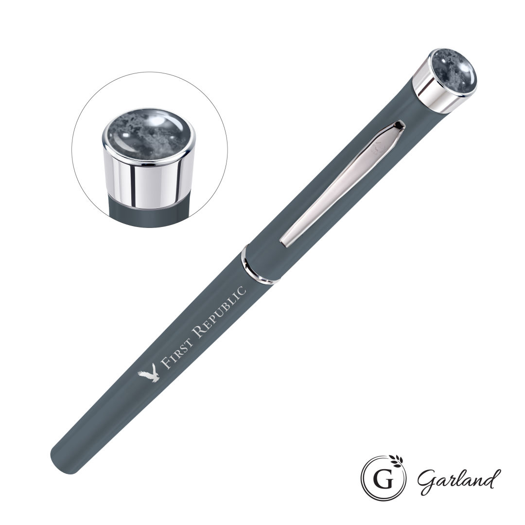 Garland® Color Matte Aura Rollerball Pen - Chrome