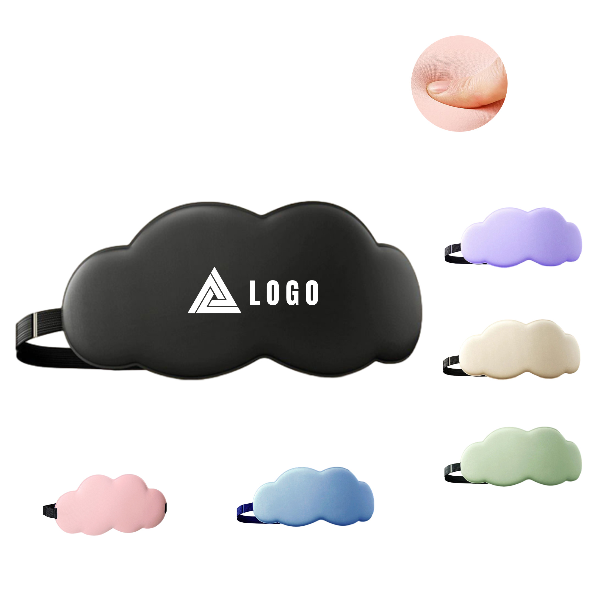 Ice Silk Slow Rebound Cotton Eye Mask 2