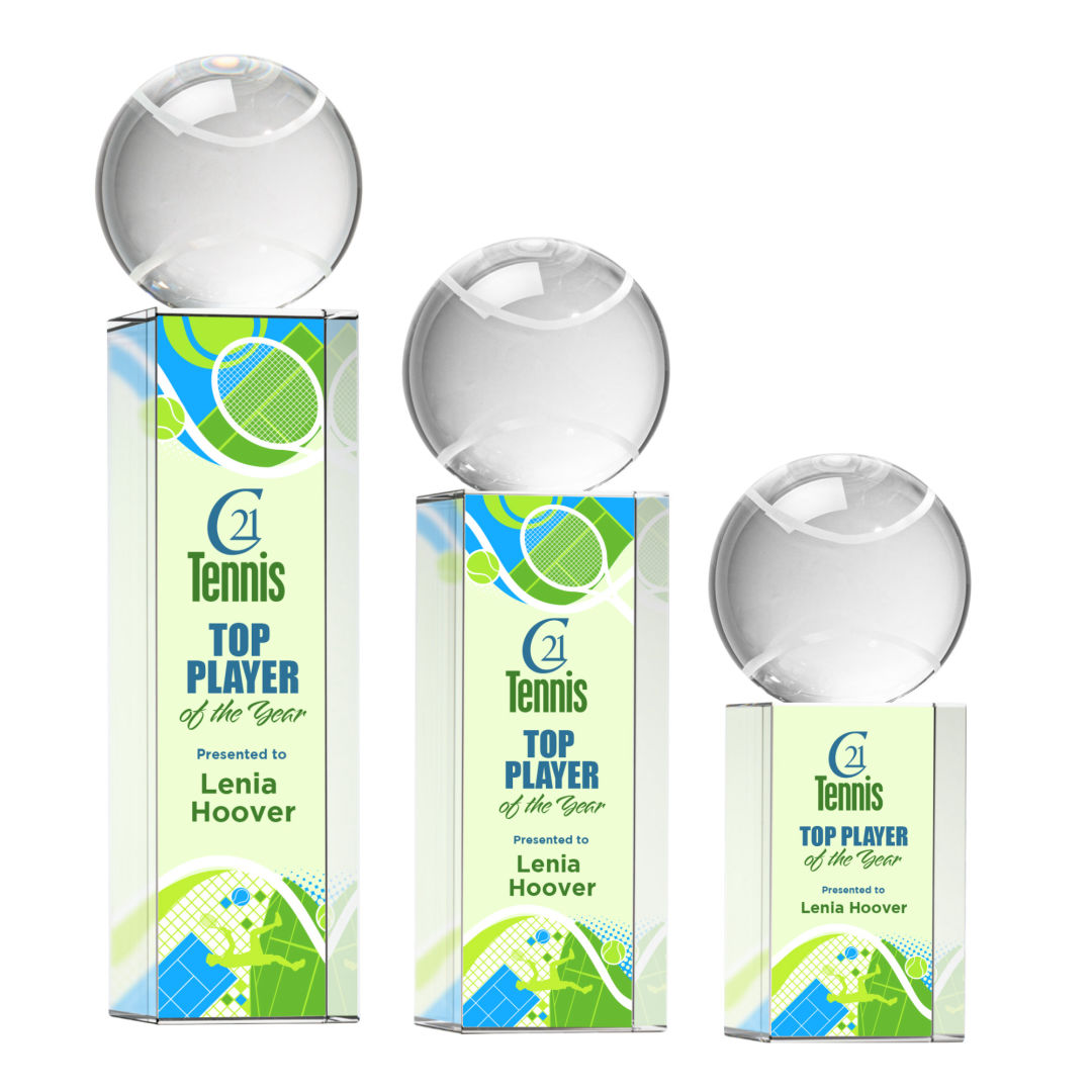 Tennis Ball VividPrint™ Award on Dakota