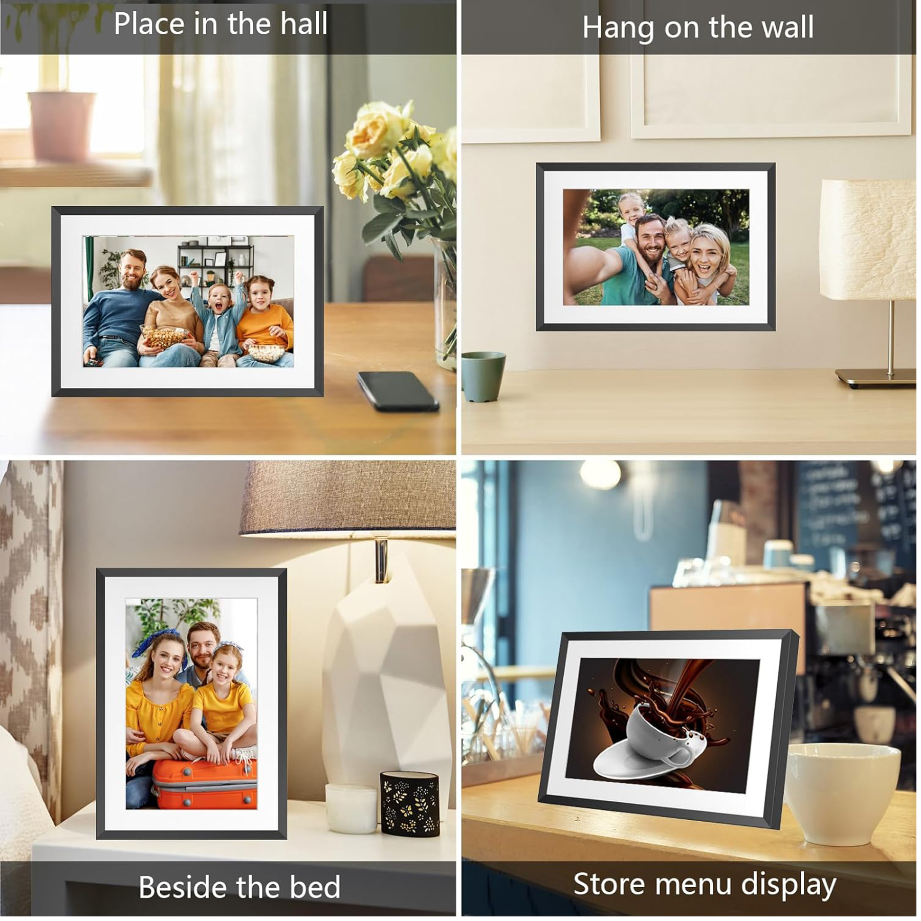 10.1" WiFi Digital Picture Frame 32GB 4