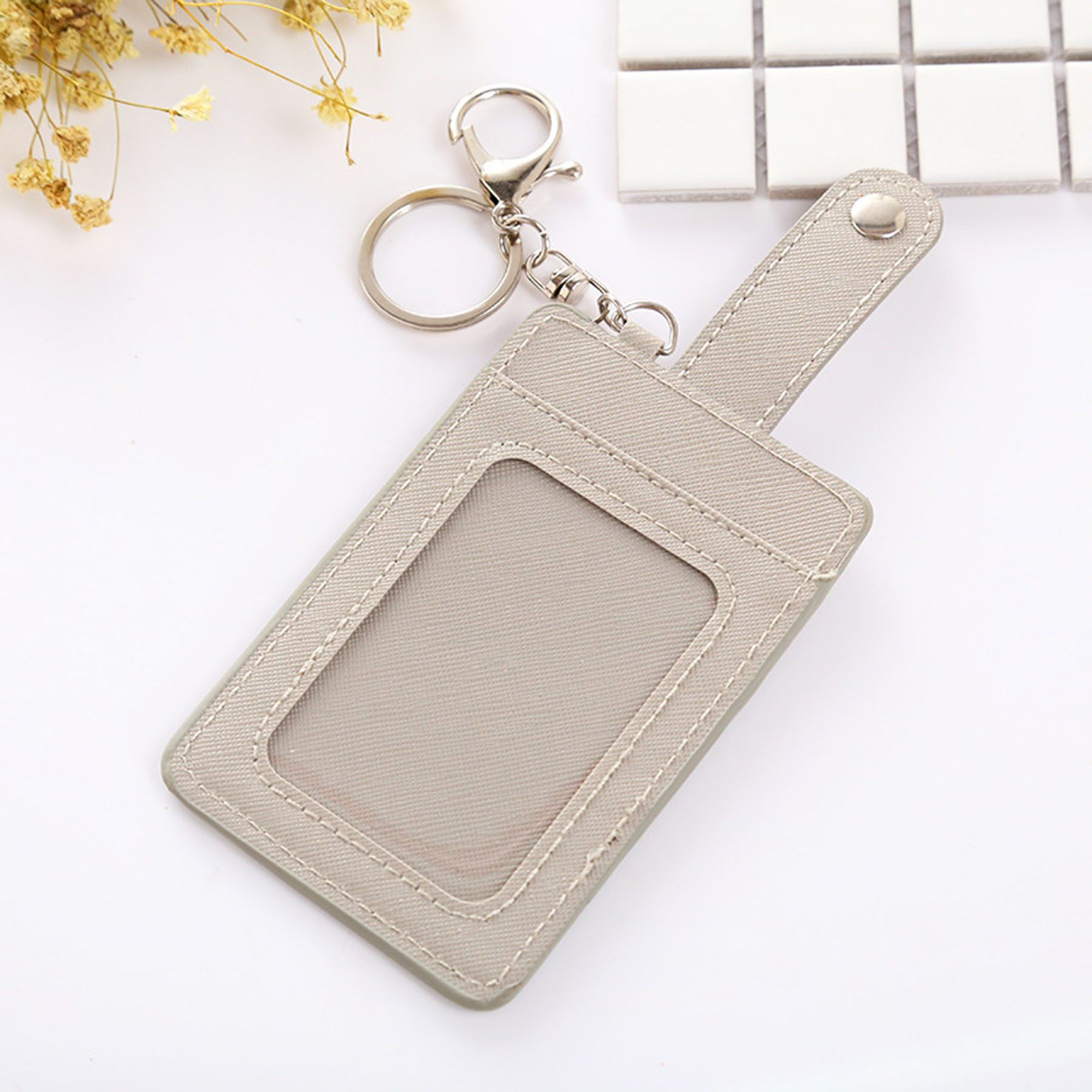 ID Card Holder Keychain 5