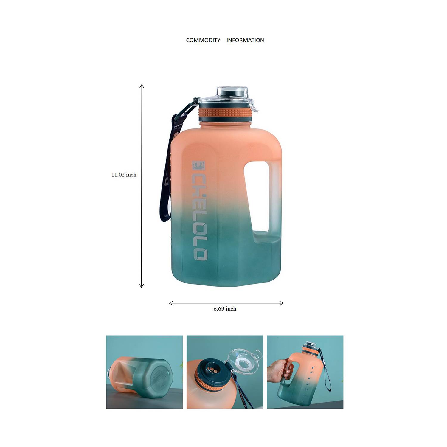Extra-Large Capacity Outdoor Sports Water Bottle 8