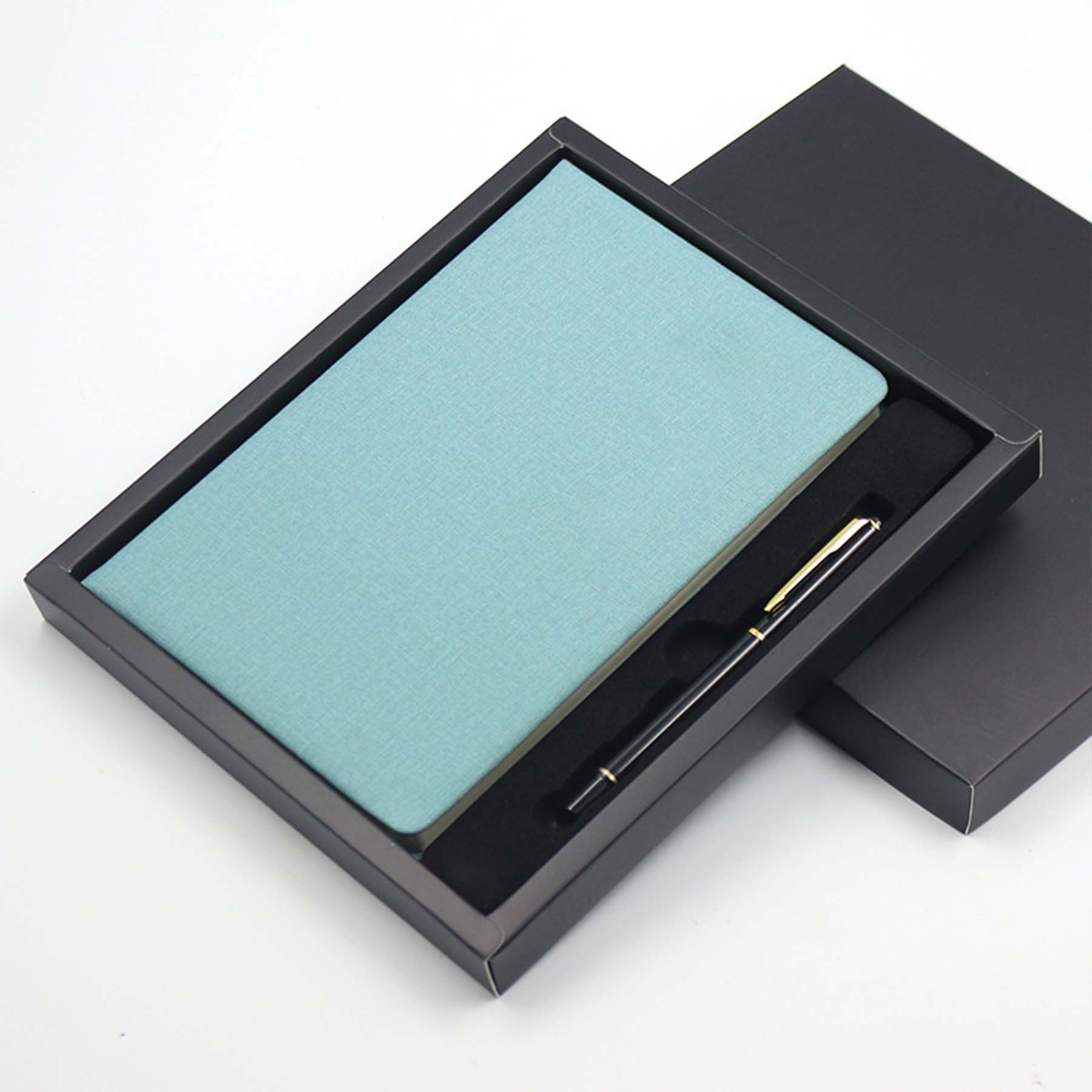 A5 Leather Notebook With Pen Gift Set 1
