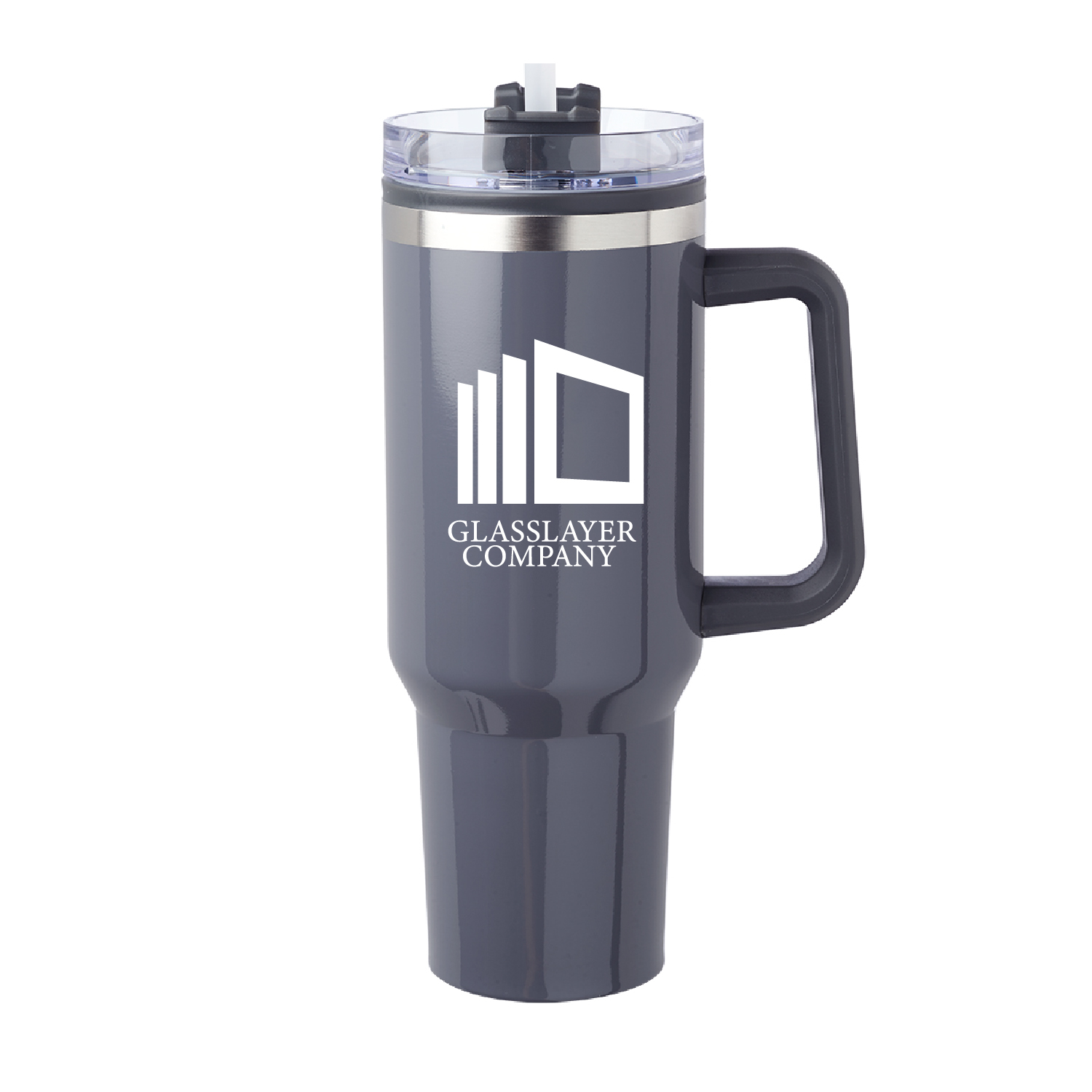 40 oz. Victor Travel Mug (1 Color Imprint) 2