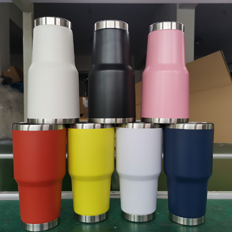 30oz Insulated Tumbler w/Lid Durable Insulated Coffee Mug 18
