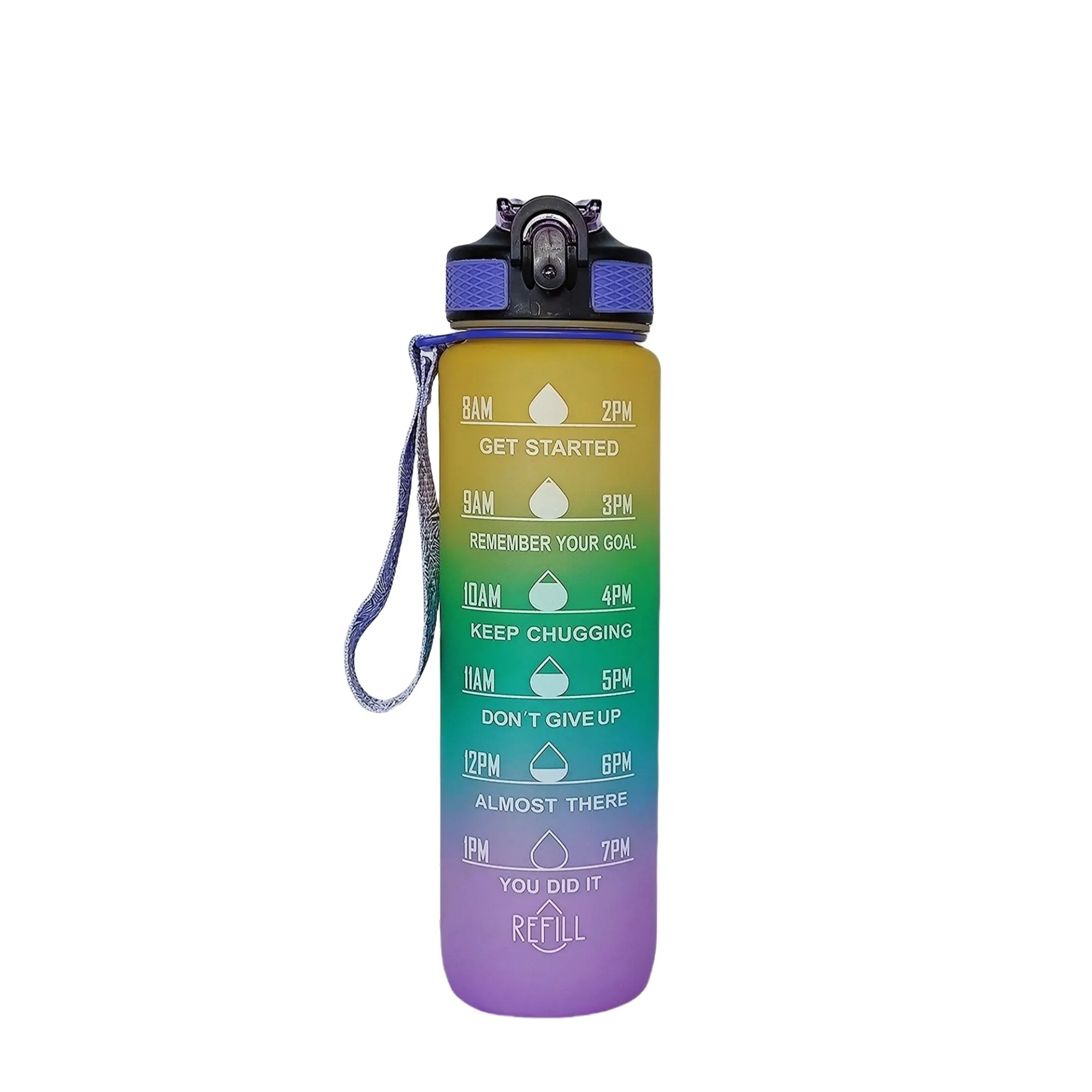 MOQ 34oz Durable Water Bottles Motivational with Time Marker 5