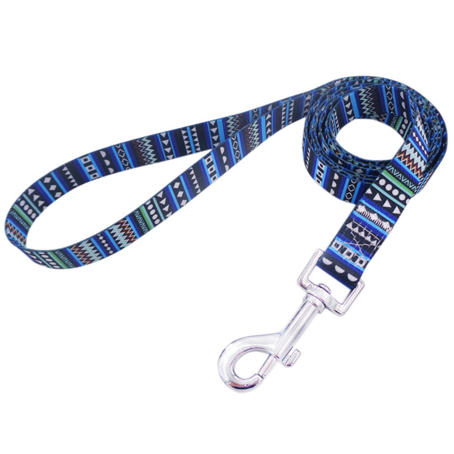 1"W x 72"L rPET Eco-friendly Sublimation Pet Leash w/ Metal Carabiner 5