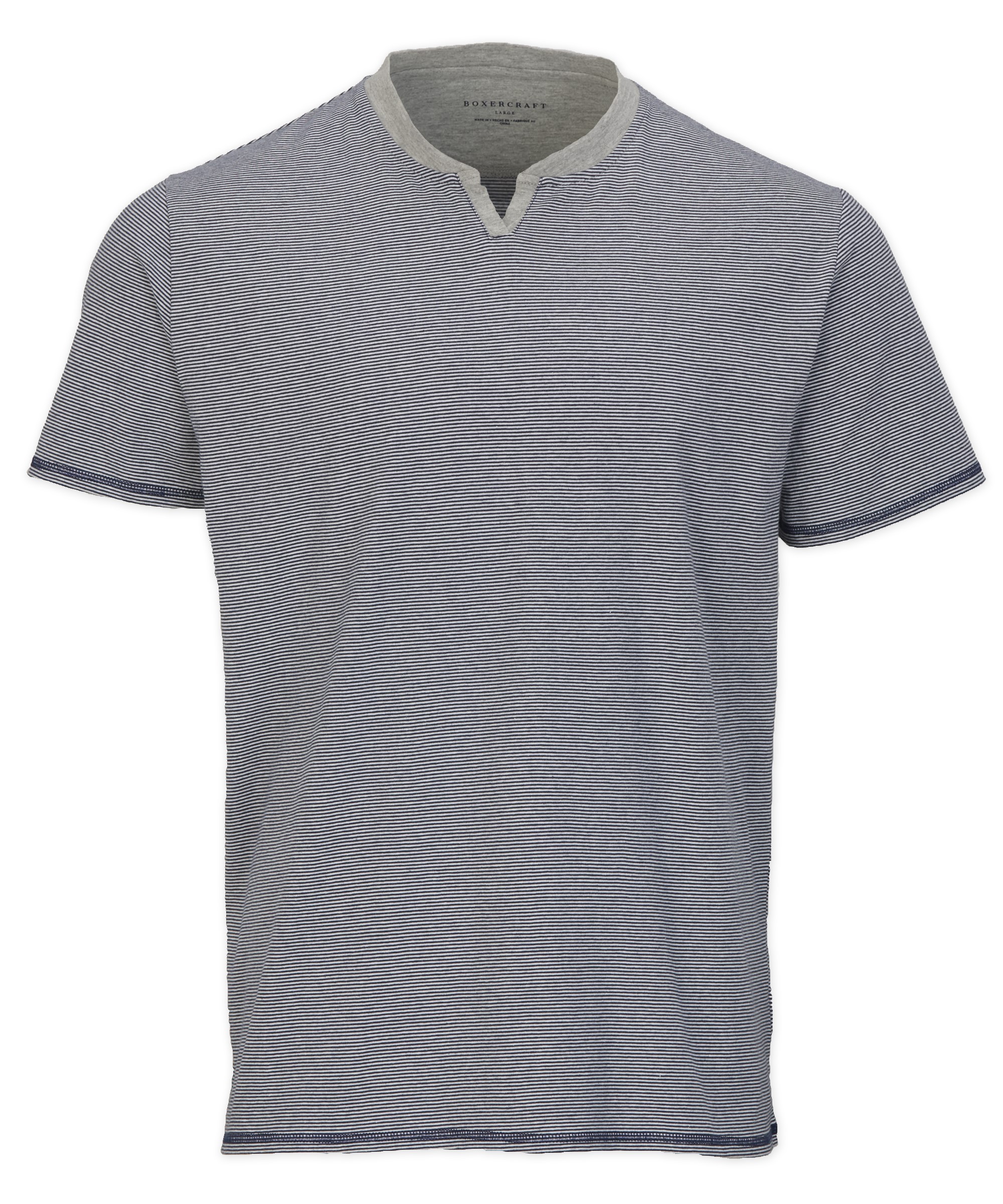 BOXERCRAFT STRIPED V-NOTCH TEE 3