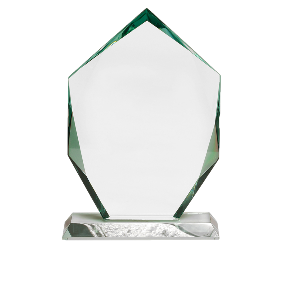 Shield-Shaped Glass Recognition Award 2
