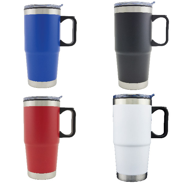 Madison 24 Oz. Double Wall SS/PP Tumbler w/Handle 7