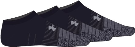 HeatGear Adult No Show Socks 3-Pack 6