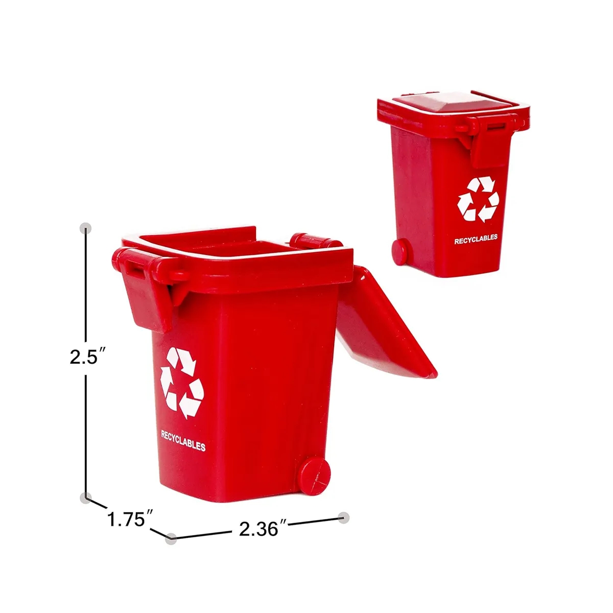 Recycle Trash Can Key Chain 4