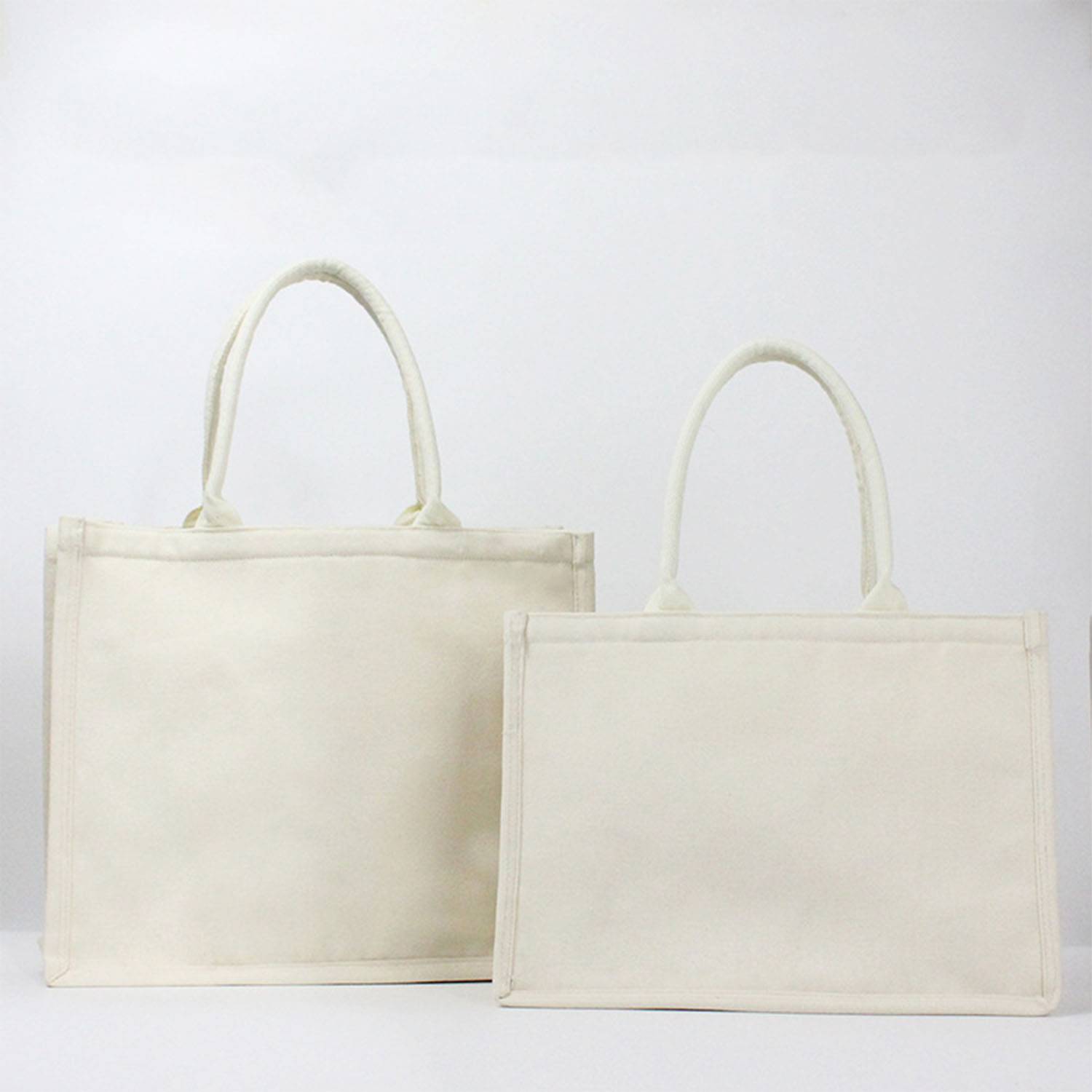 Canvas Sold Color Tote Bag, custom tote bag with logo imprint 8