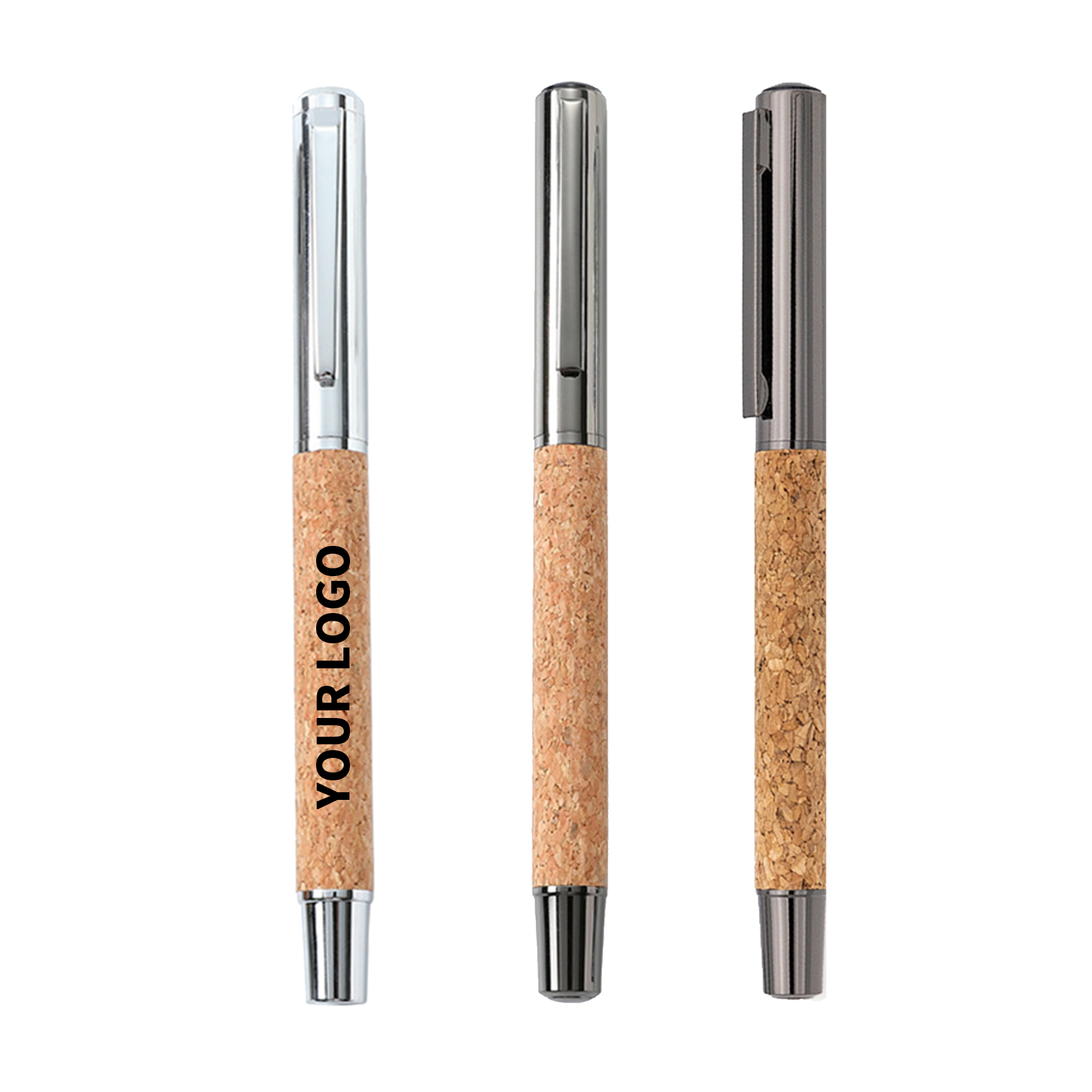 Cork Wrapped Metal Rollerball Writing Instrument 5