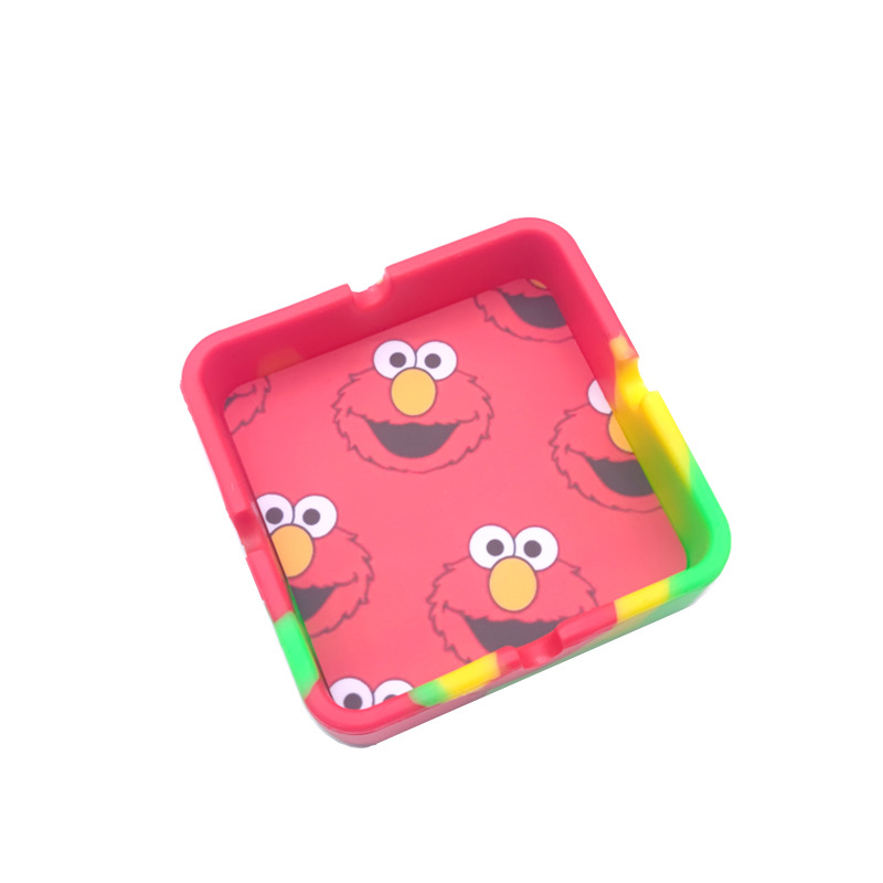 Square Silicone Ashtray 12