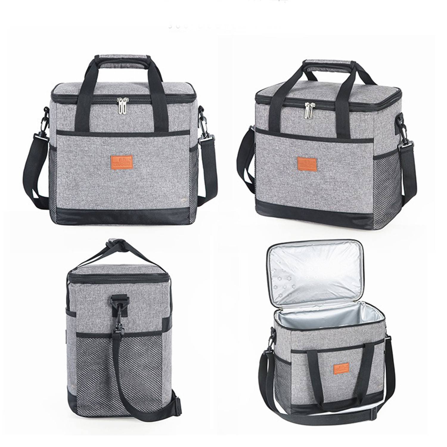 20L Waterproof Oxford Insulated Cooler Bag w/ Handle 7