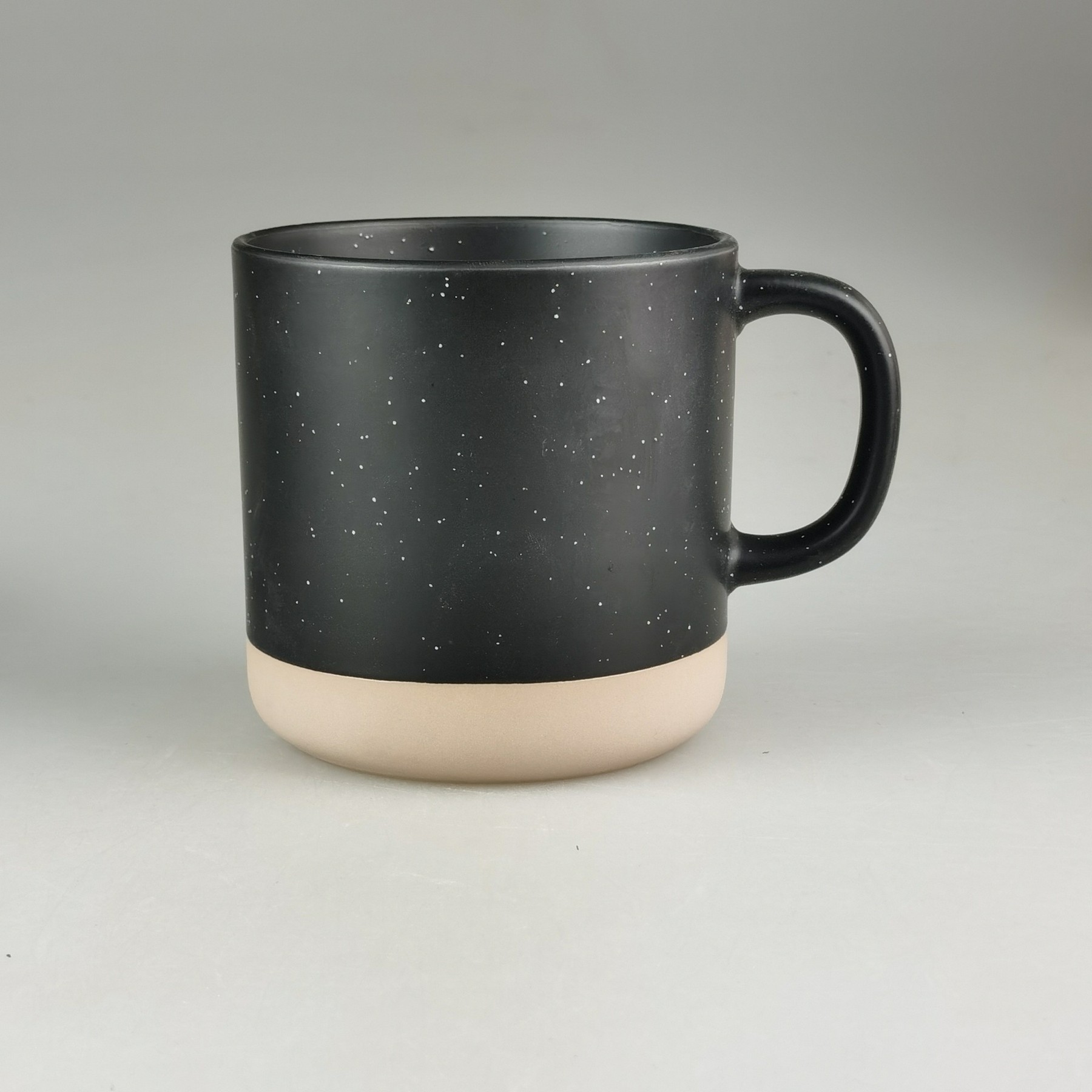 11 Oz Speckled Black Coffee Mug 3