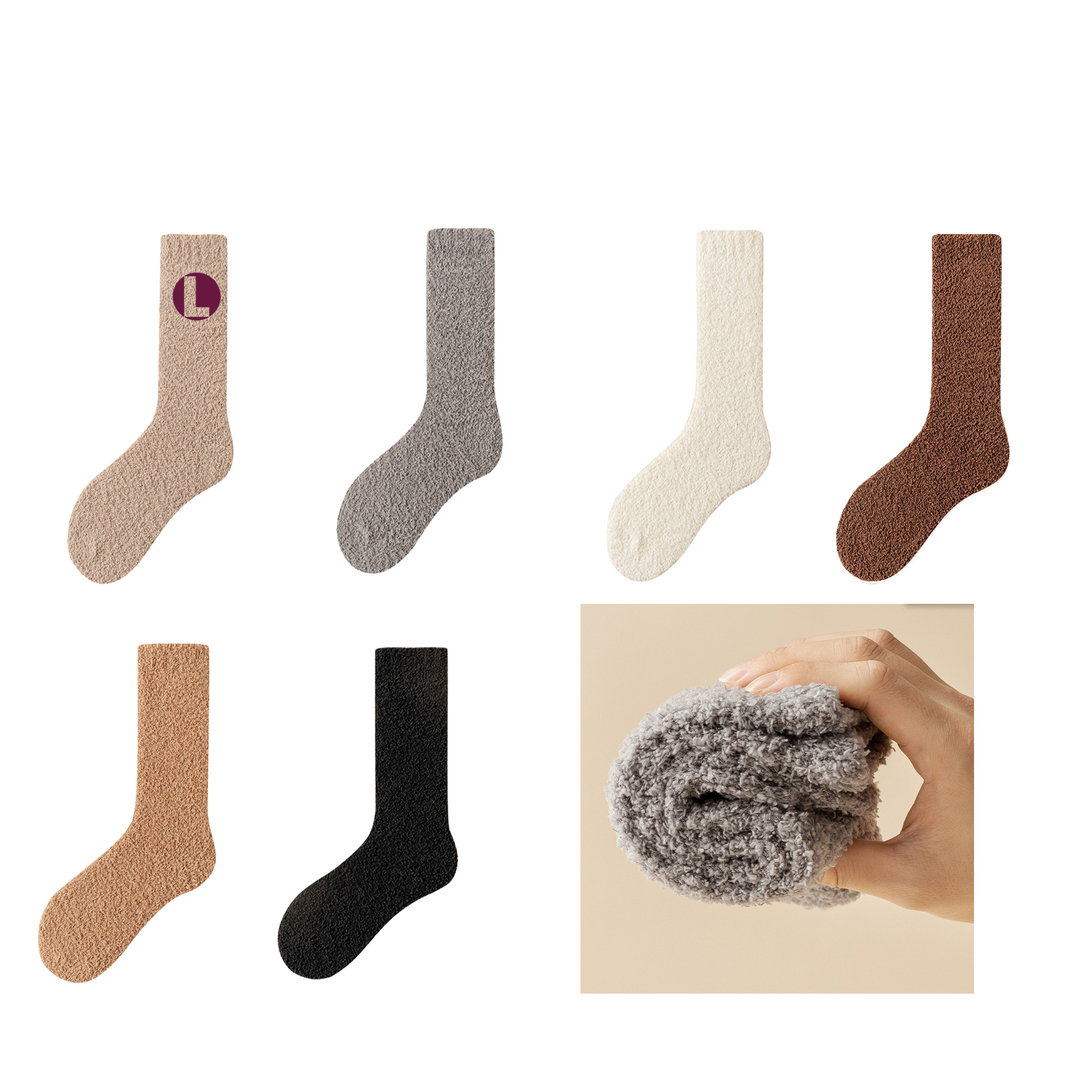Cozy Women's Fuzzy Socks Comfortable and Fluffy 2