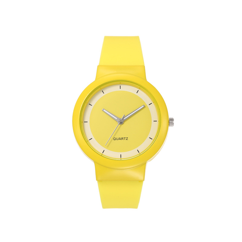 Silicone Jelly Watch Women'S Student Quartz Watch 4