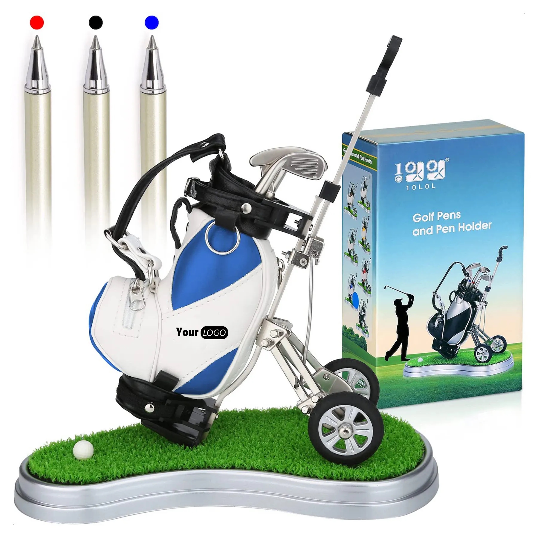 Golf Pen Holder Desk 2
