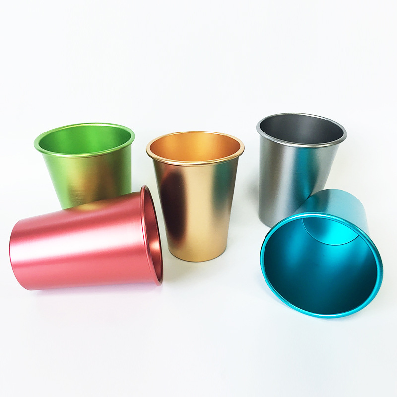 16oz Anodized Reusable Aluminum Restaurant Tumblers Travel Mug 3