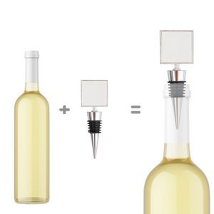 Stylish Square Top Wine Bottle Stopper 11