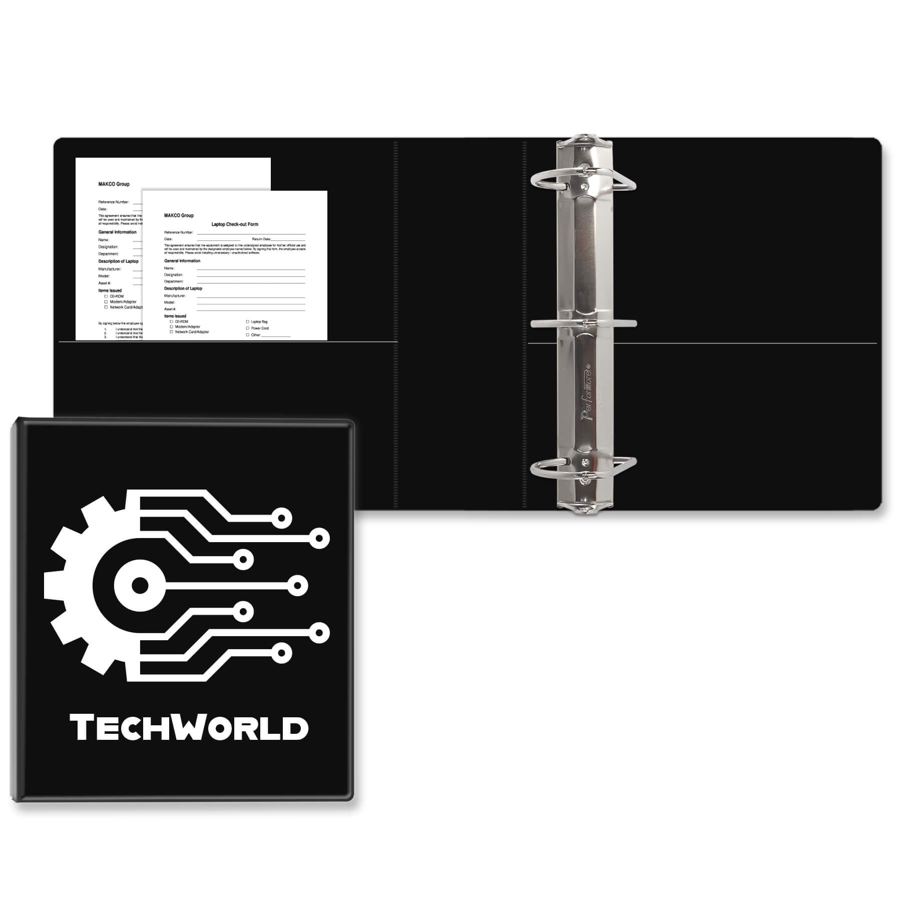 3" Classic Angle D Ring Binder 4