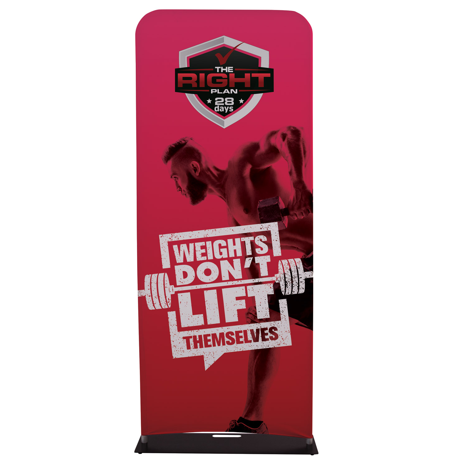 3' EuroFit™ Banner Display Kit (Recycled Polyester Knit) 12