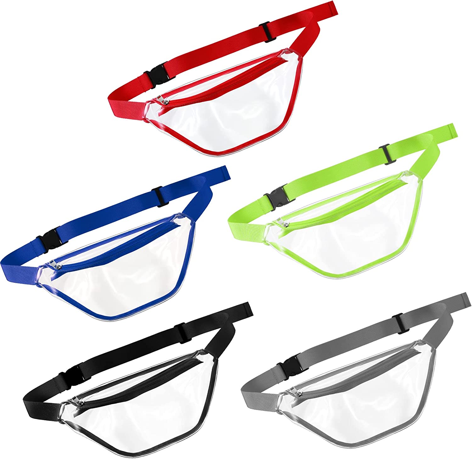See Through PVC Belt Waist Bag Fanny Pack 5
