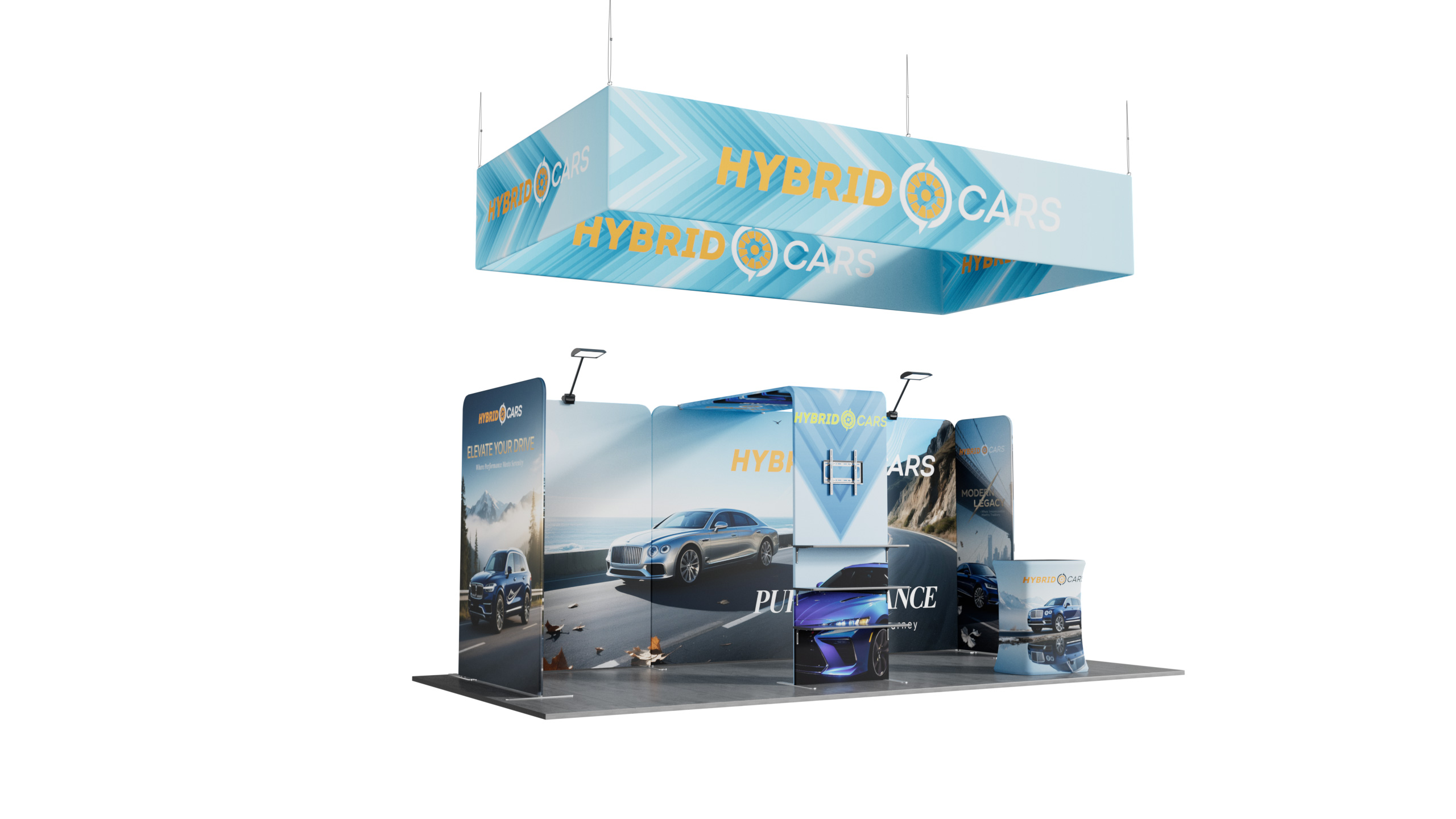 10'x20' Tradeshow Booth Kit - H Kit 3