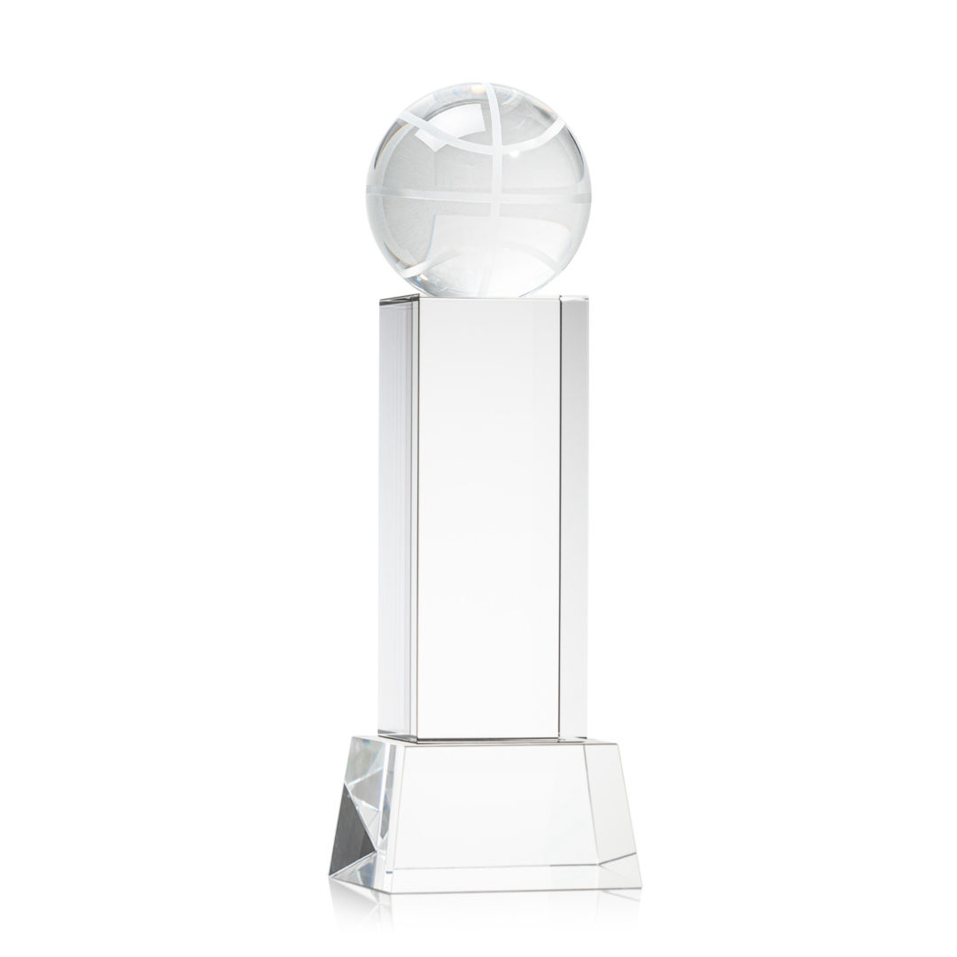 Basketball Award on Belcroft Base - Clear 13