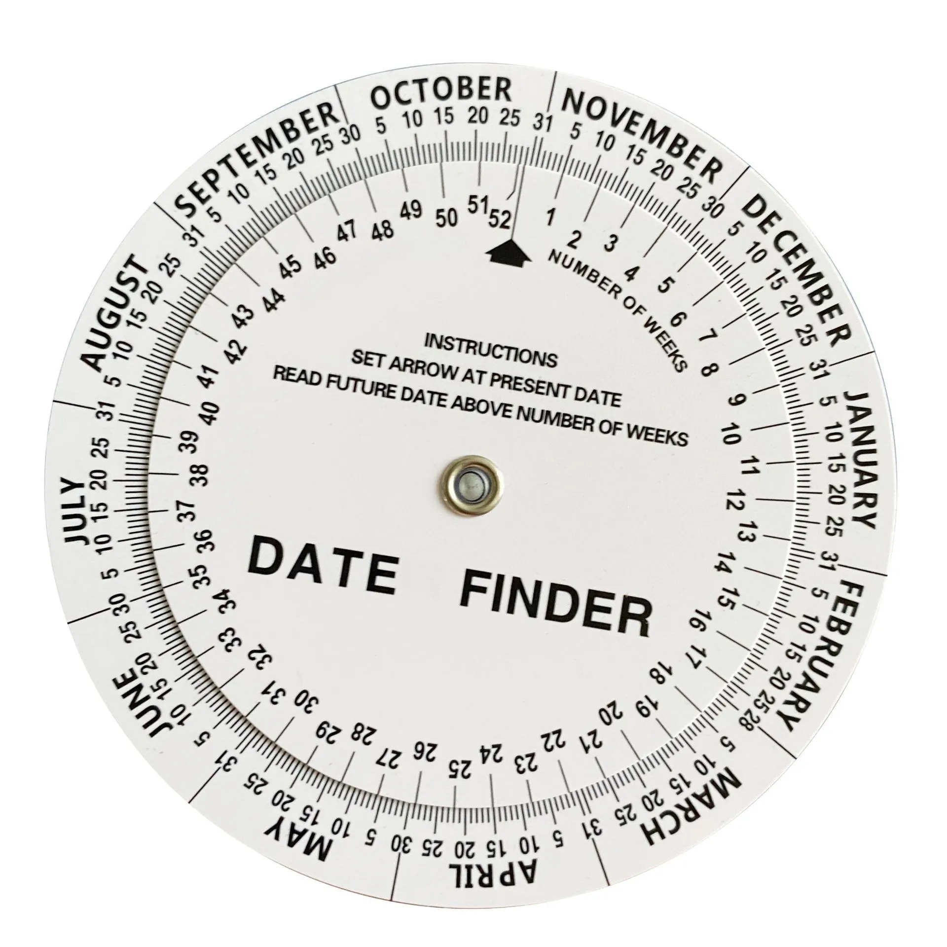 Scheduling Wheel Chart Calendar 1