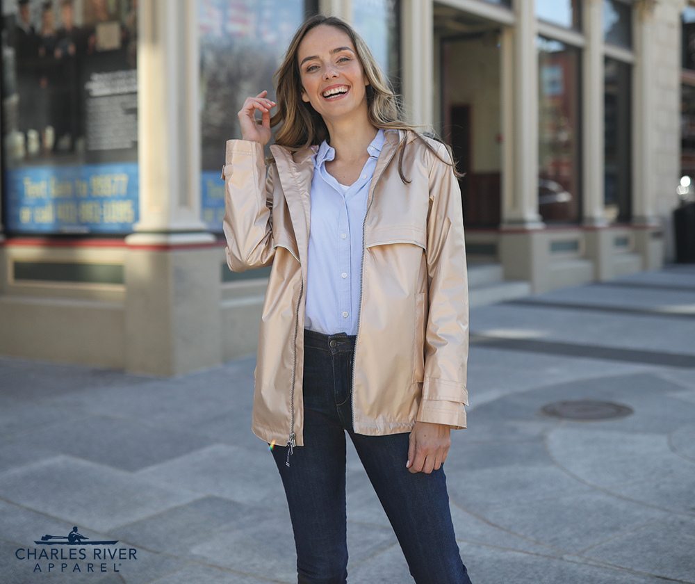 Women's New Englander Rain Jacket With Printed Lining