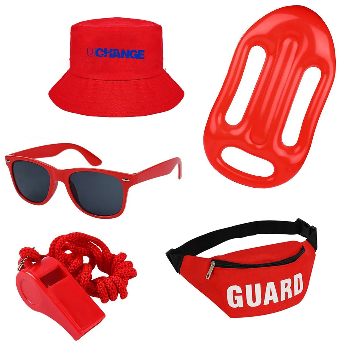 Lifeguard Accessory Kit With Visor And Whistle 3