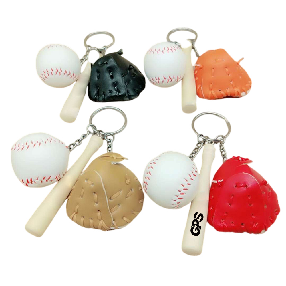 Baseball Glove Key Ring