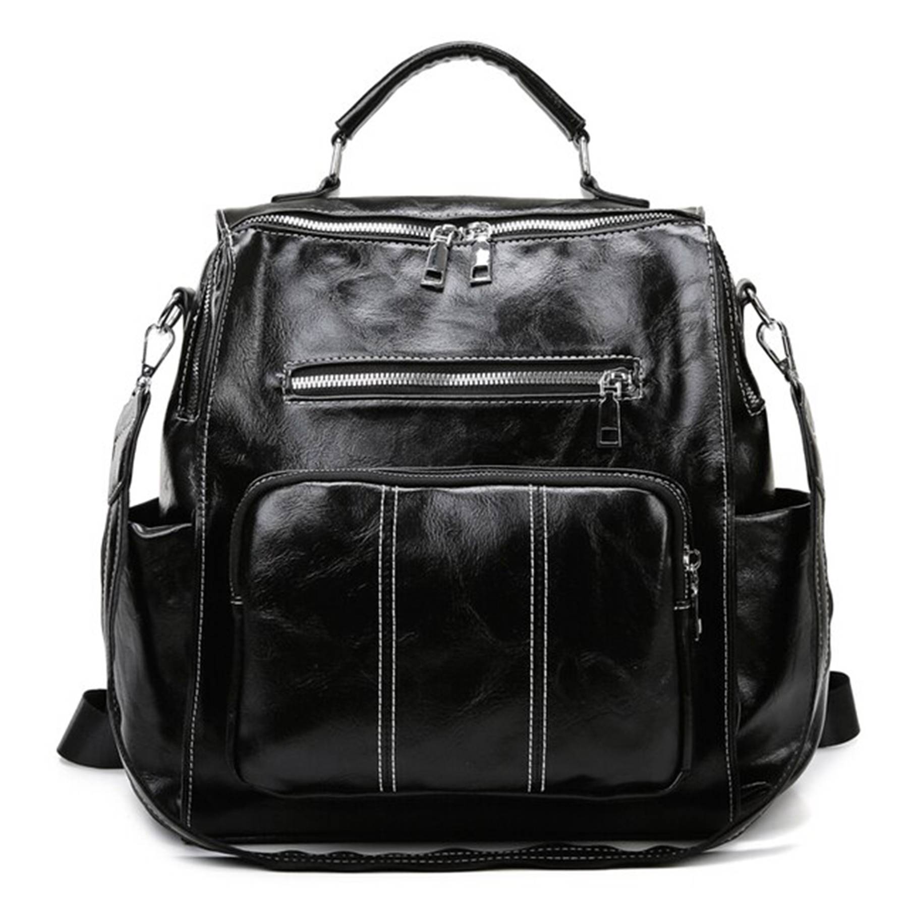 PU Convertible Waterproof Backpack for woman 6