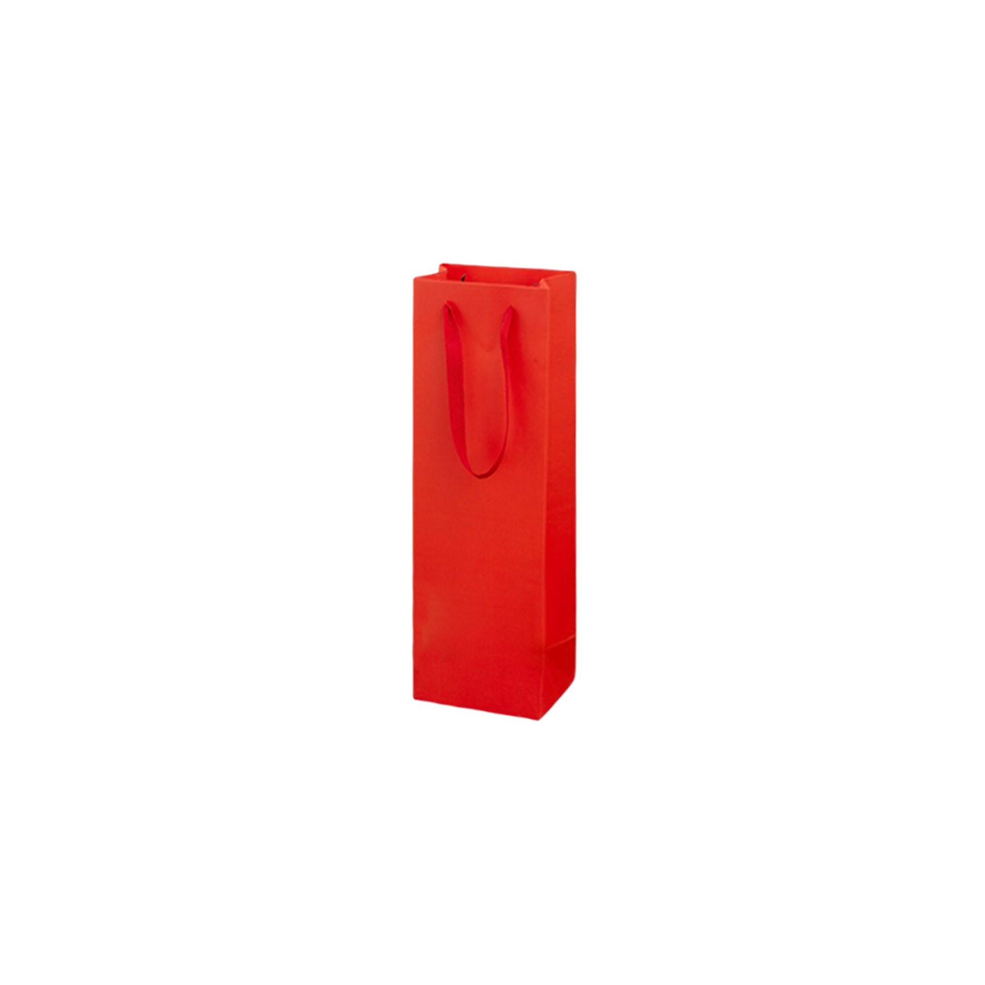 Kraft Paper Single Bottle Wine Gift Carrier 4