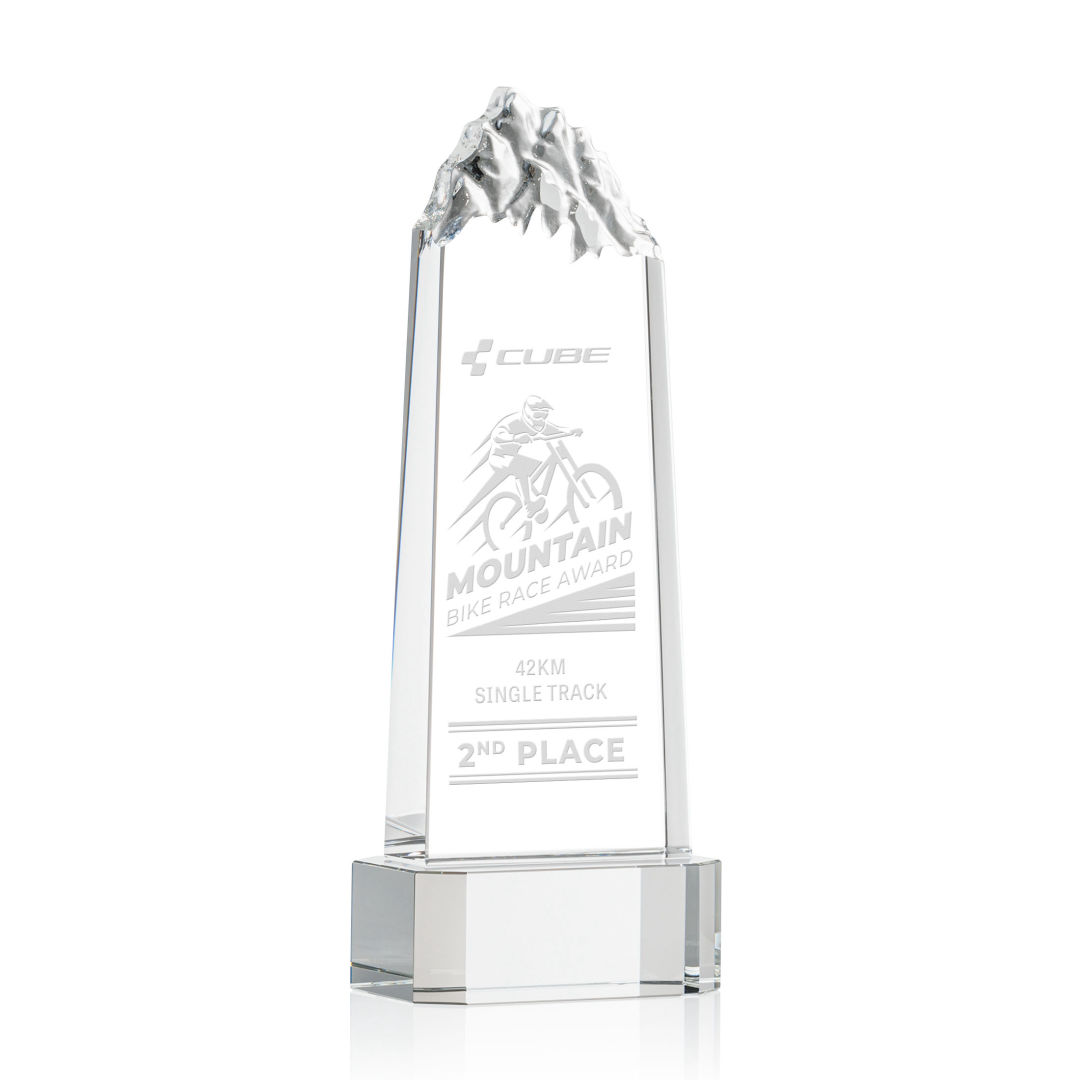 Himalayas Tower Award on Base - Clear 6