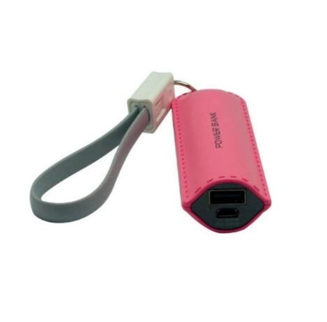 2000mA key chain power bank with cable 4